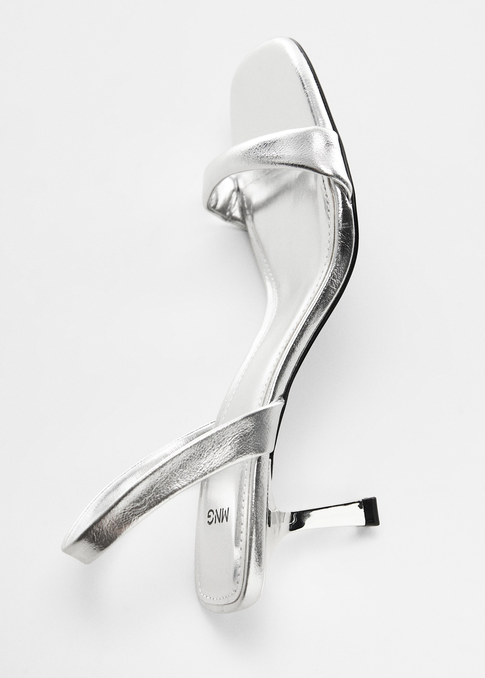 Sandales à talon ouvertes à l’arrière - Détail de l'article 5, Argent. Ref: 67016319-00.