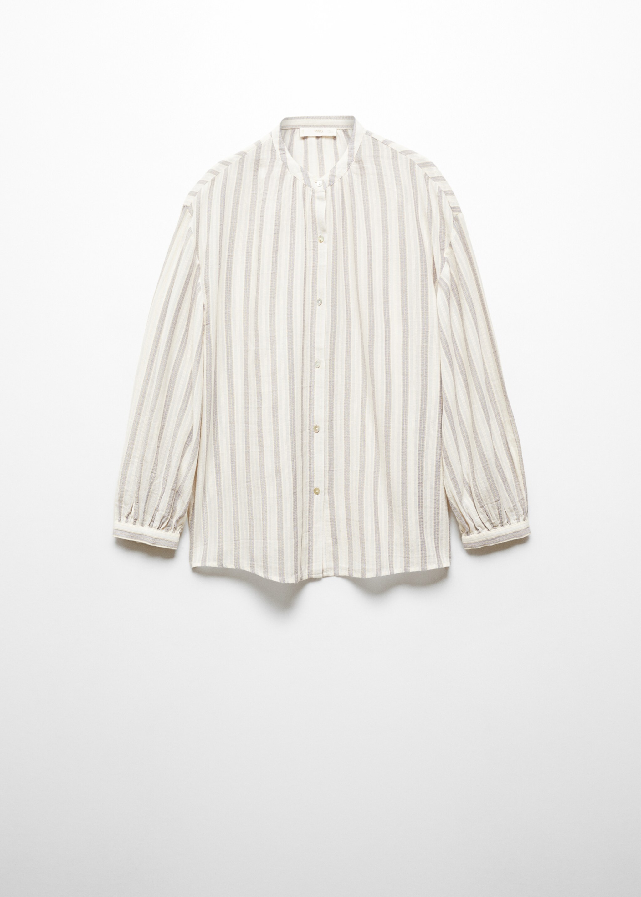 Camisa ratlles màniga bollada - Article sense model