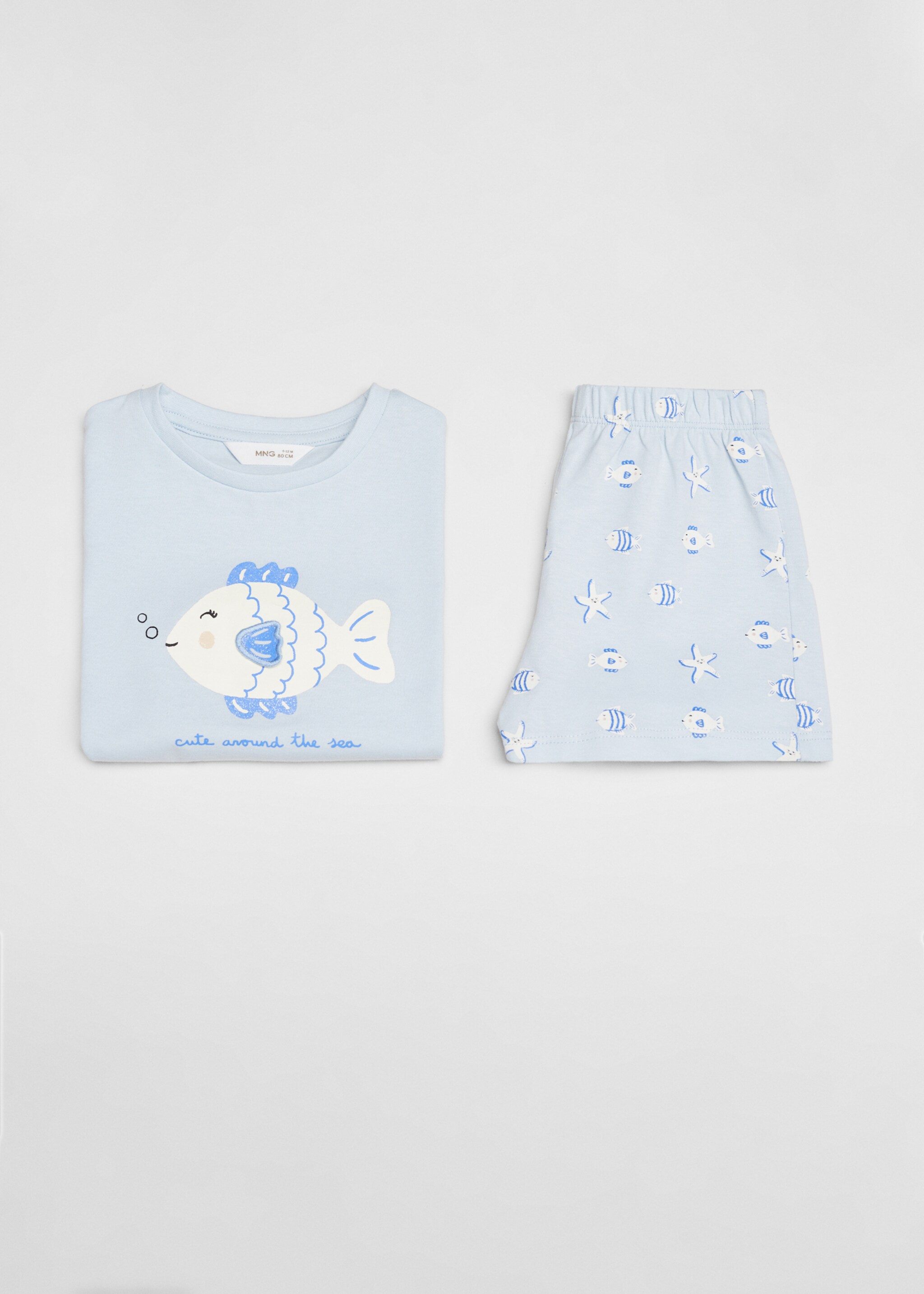 Printed short pyjamas - Details of the article 8