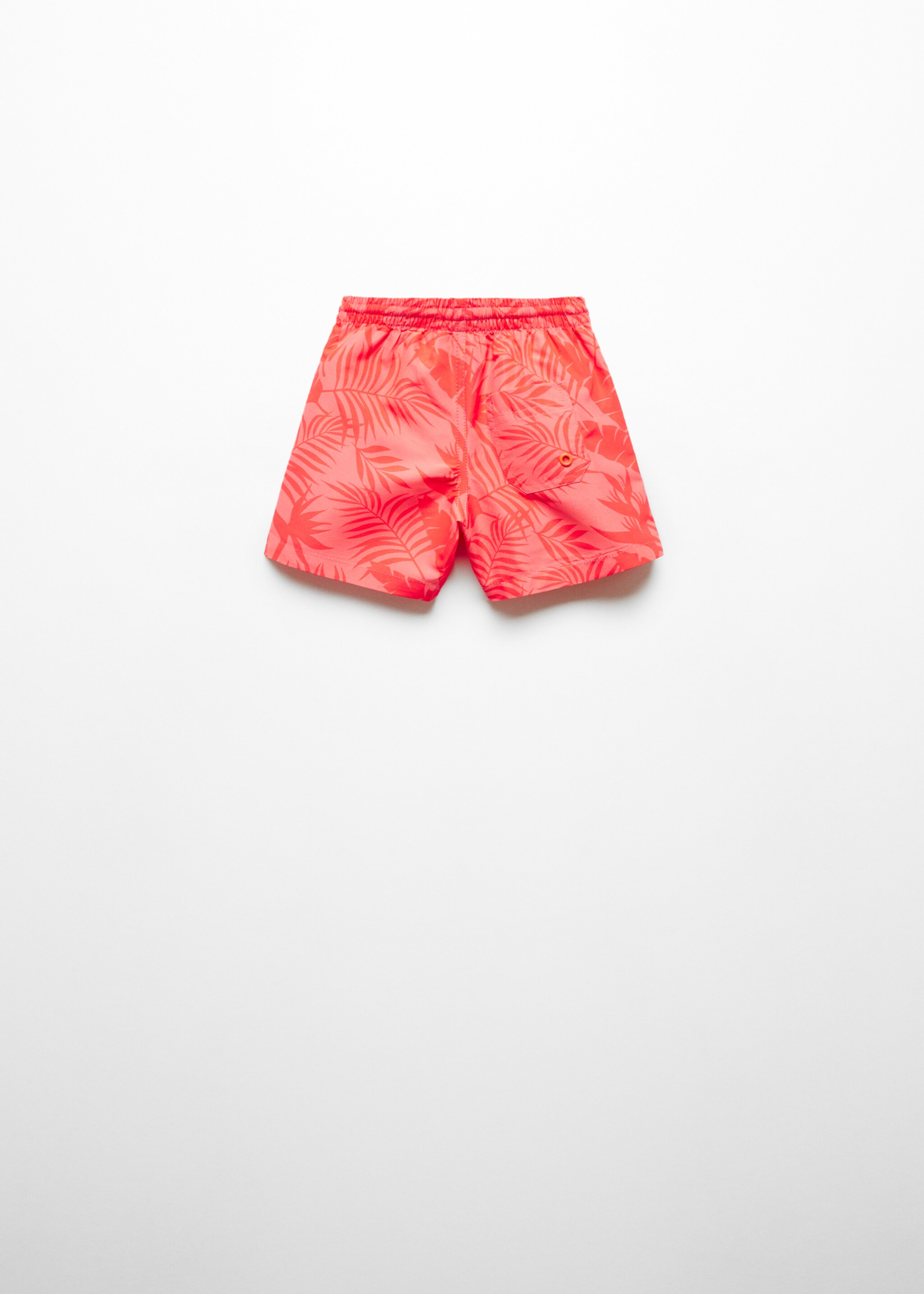 Leaf-print swimsuit - Reverse of the article