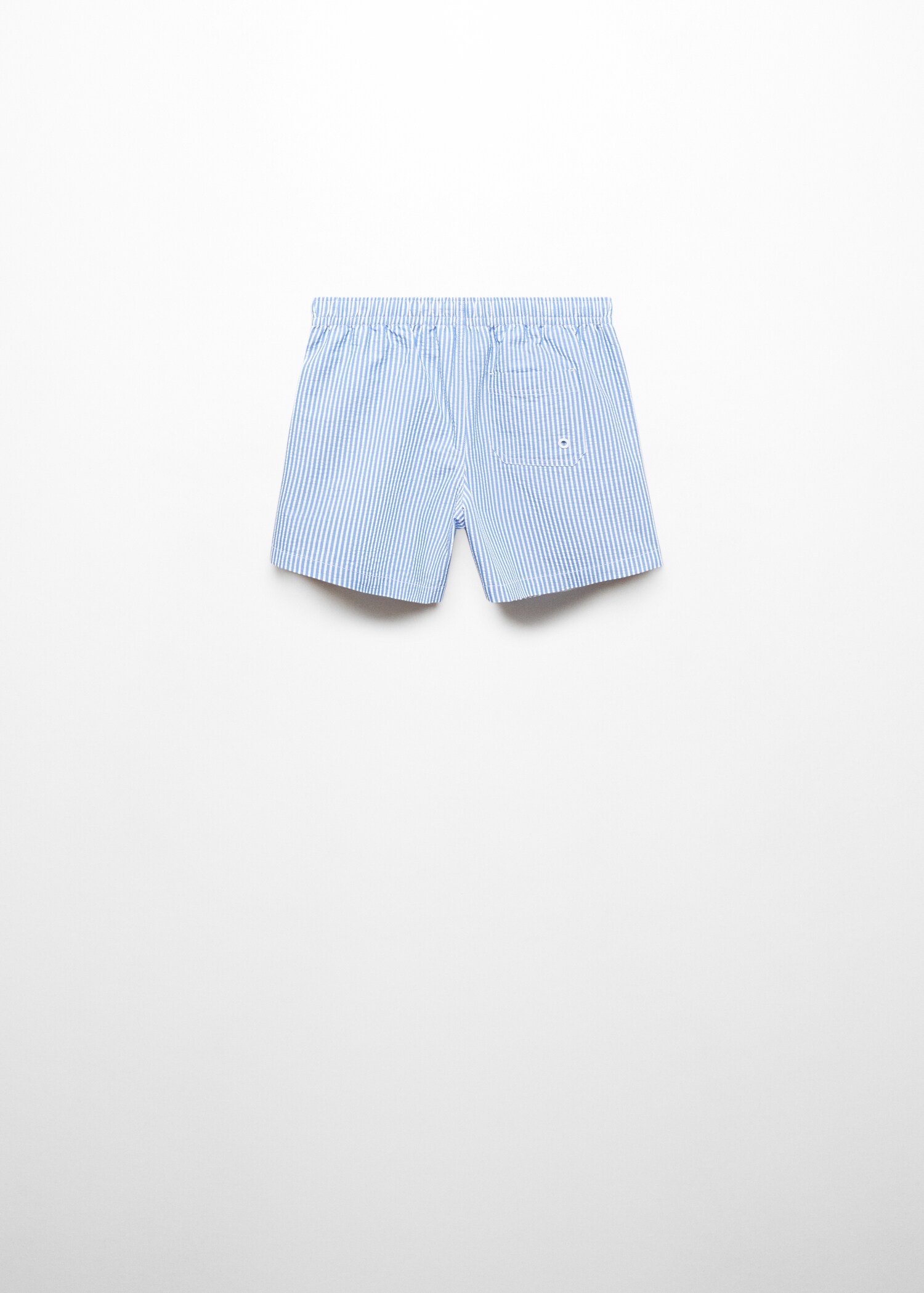 Striped swimming trunks - Reverse of the article