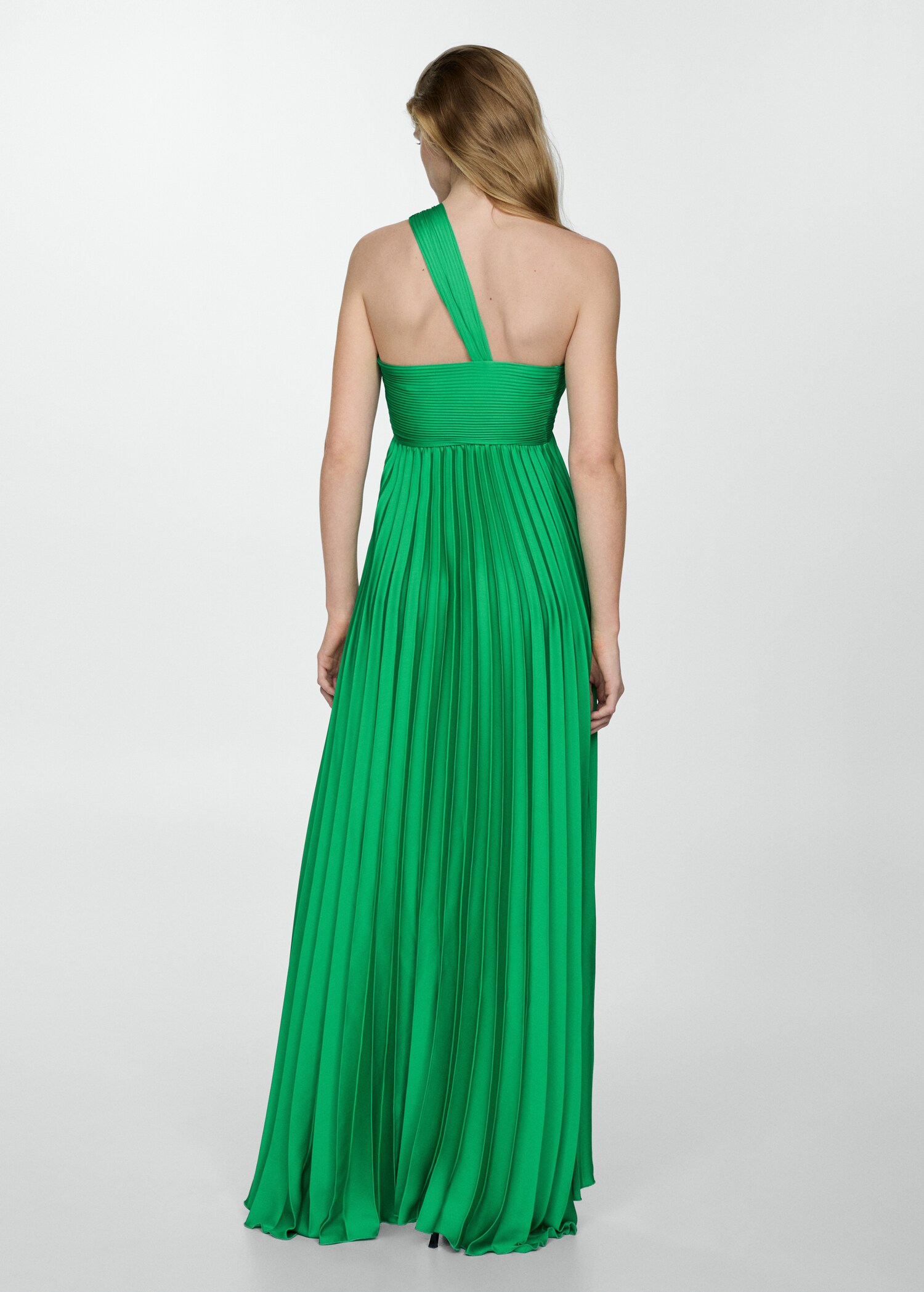 Robe asymétrique plissée - Verso de l’article