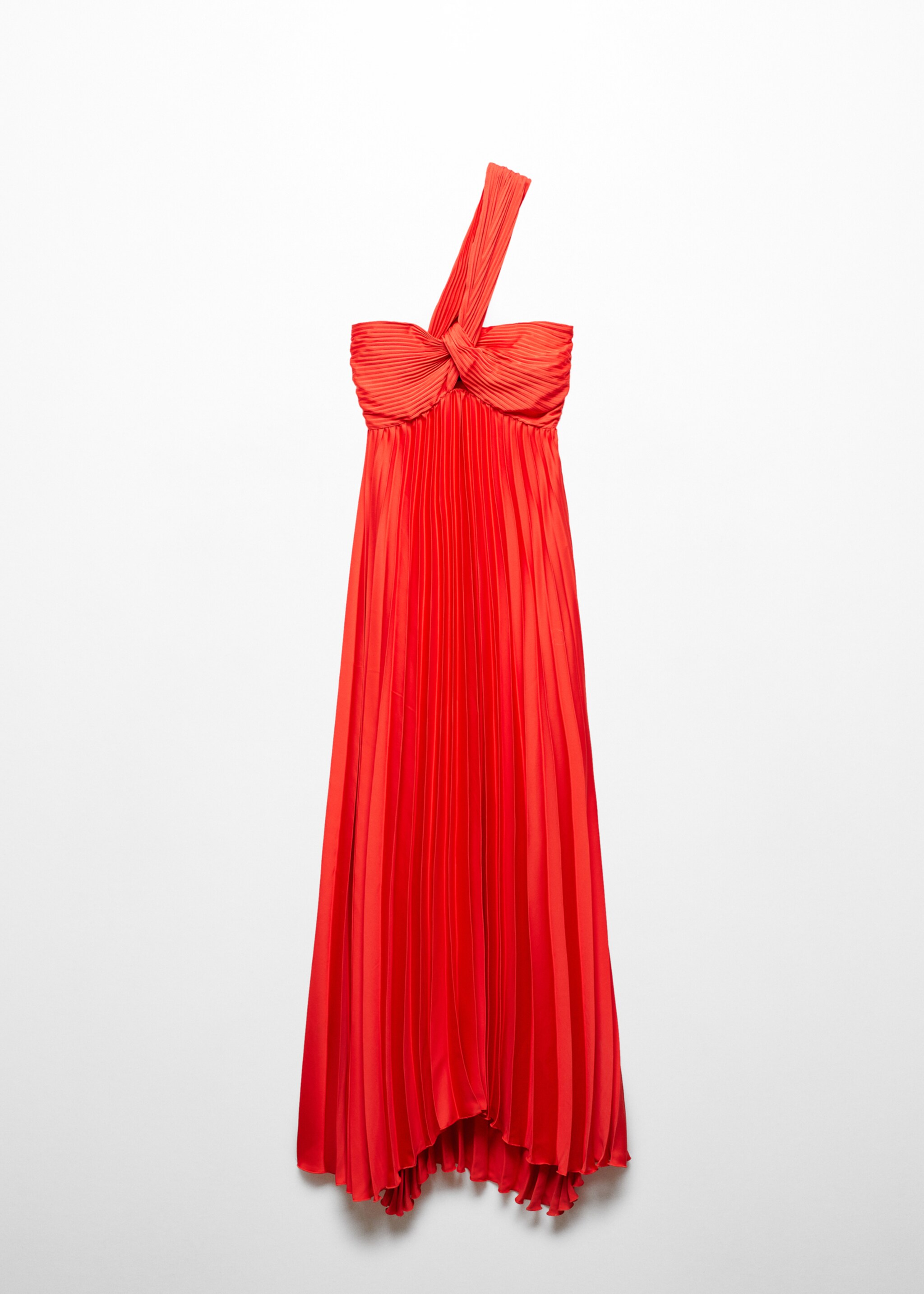 Robe asymétrique plissée - Article sans modèle