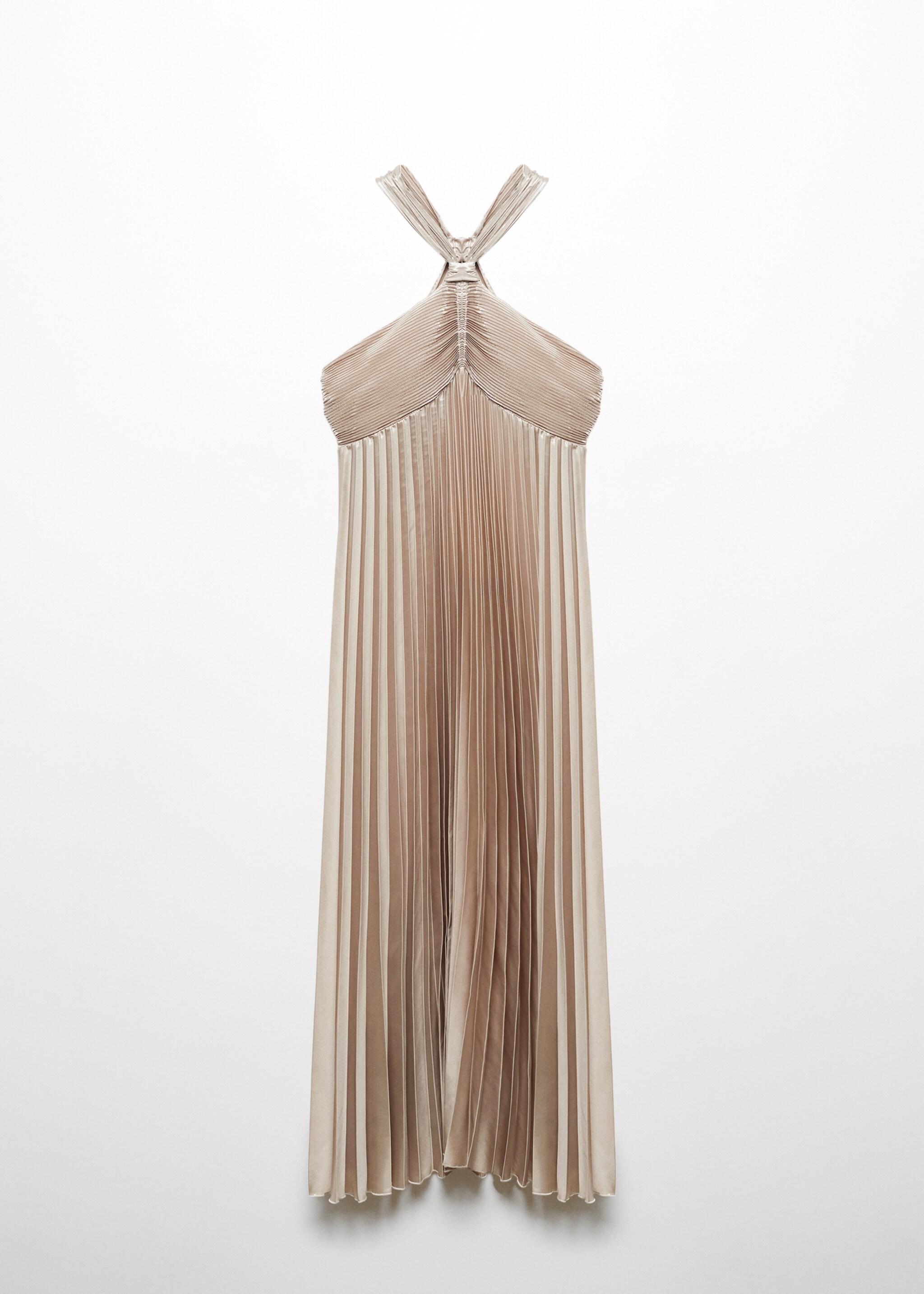 Pleated halter neck dress - Article without model
