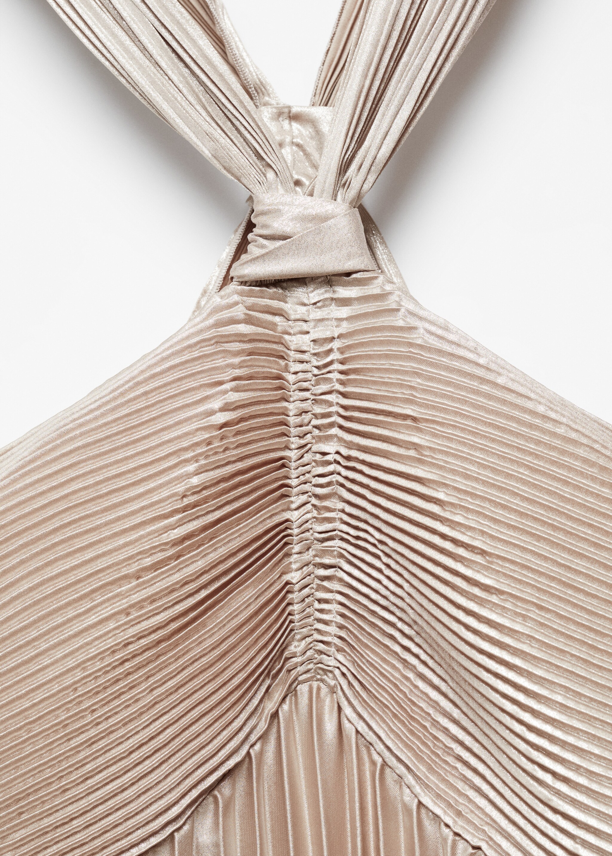 Pleated halter neck dress - Details of the article 8
