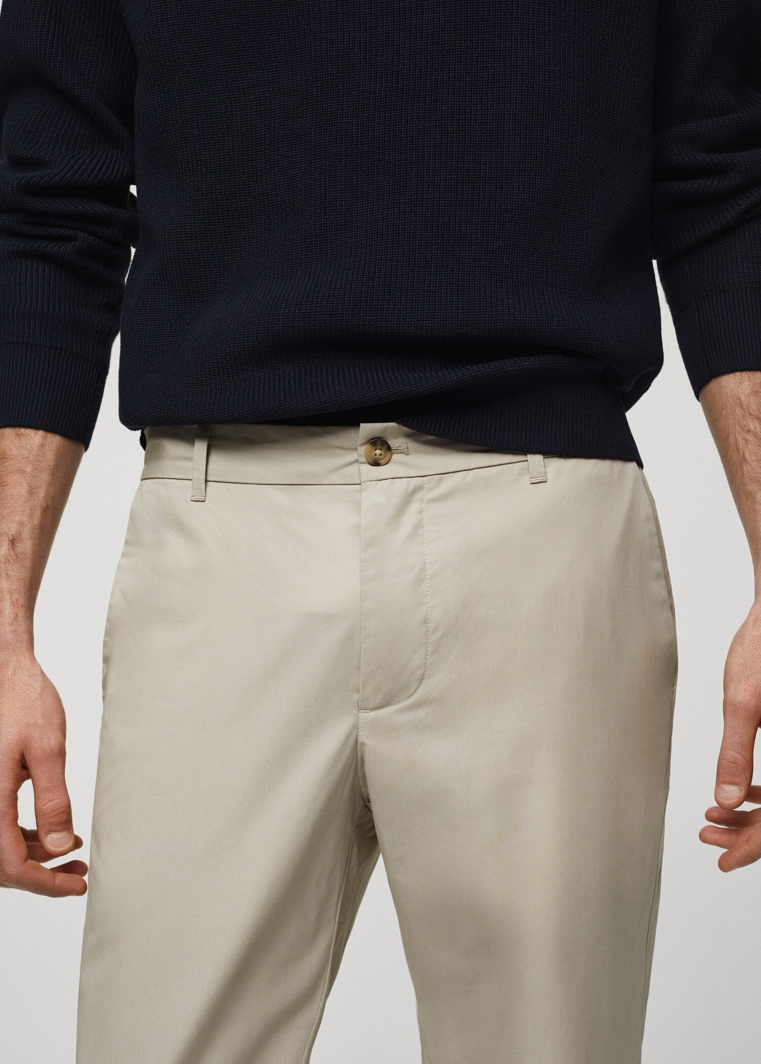 Pantalón slim fit 100% algodón - Detalle del artículo 1