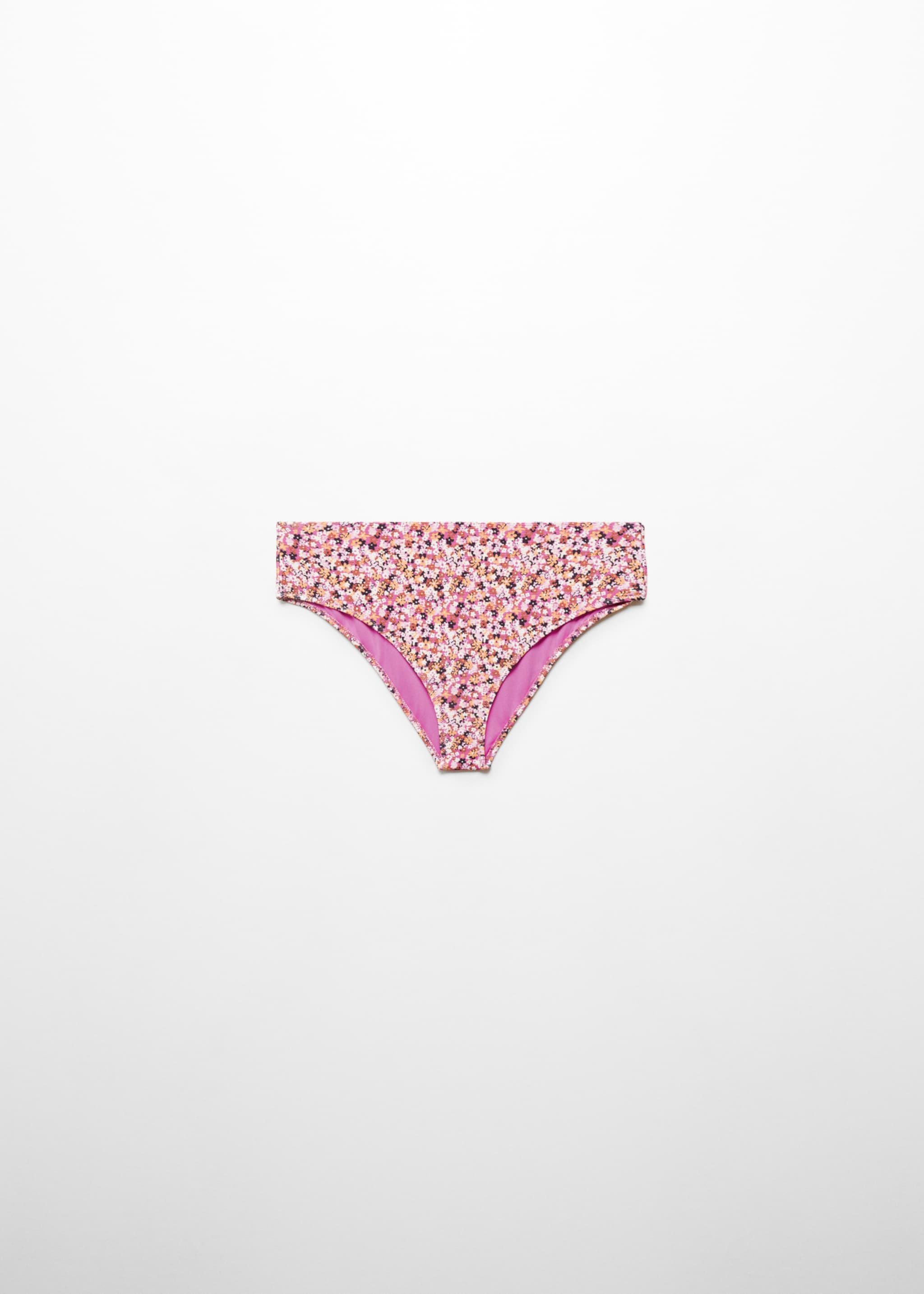 High-waisted floral bikini bottom - Article without model