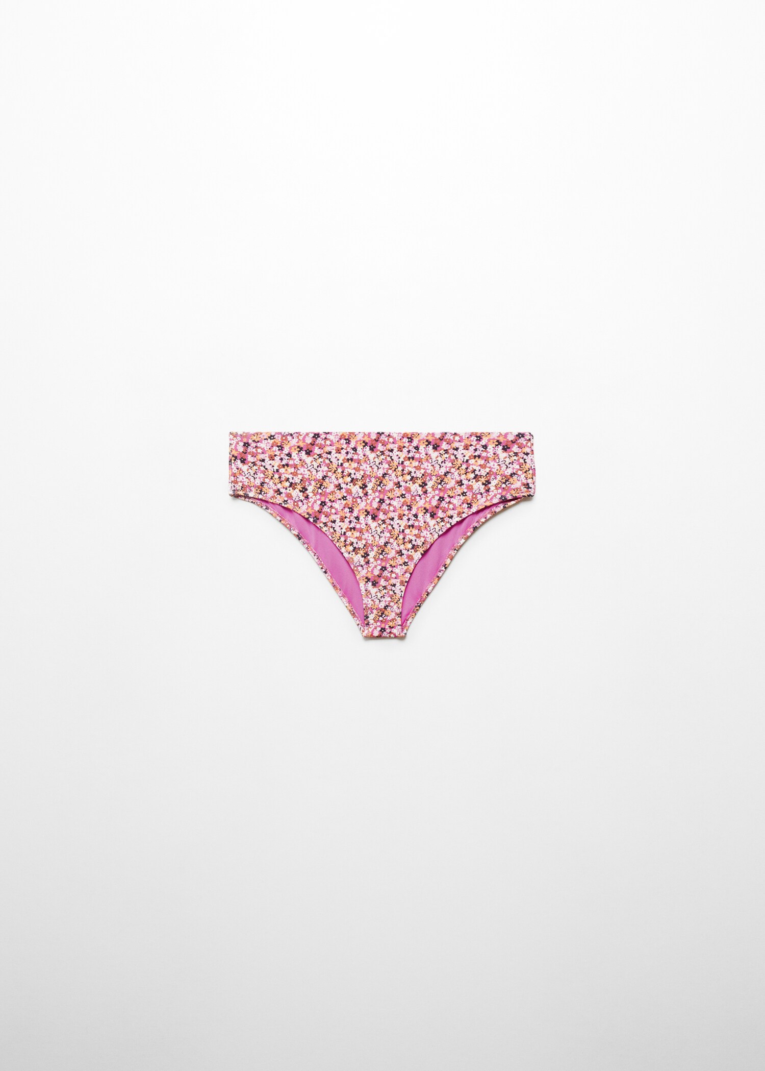 High-waisted floral bikini bottom - Article without model