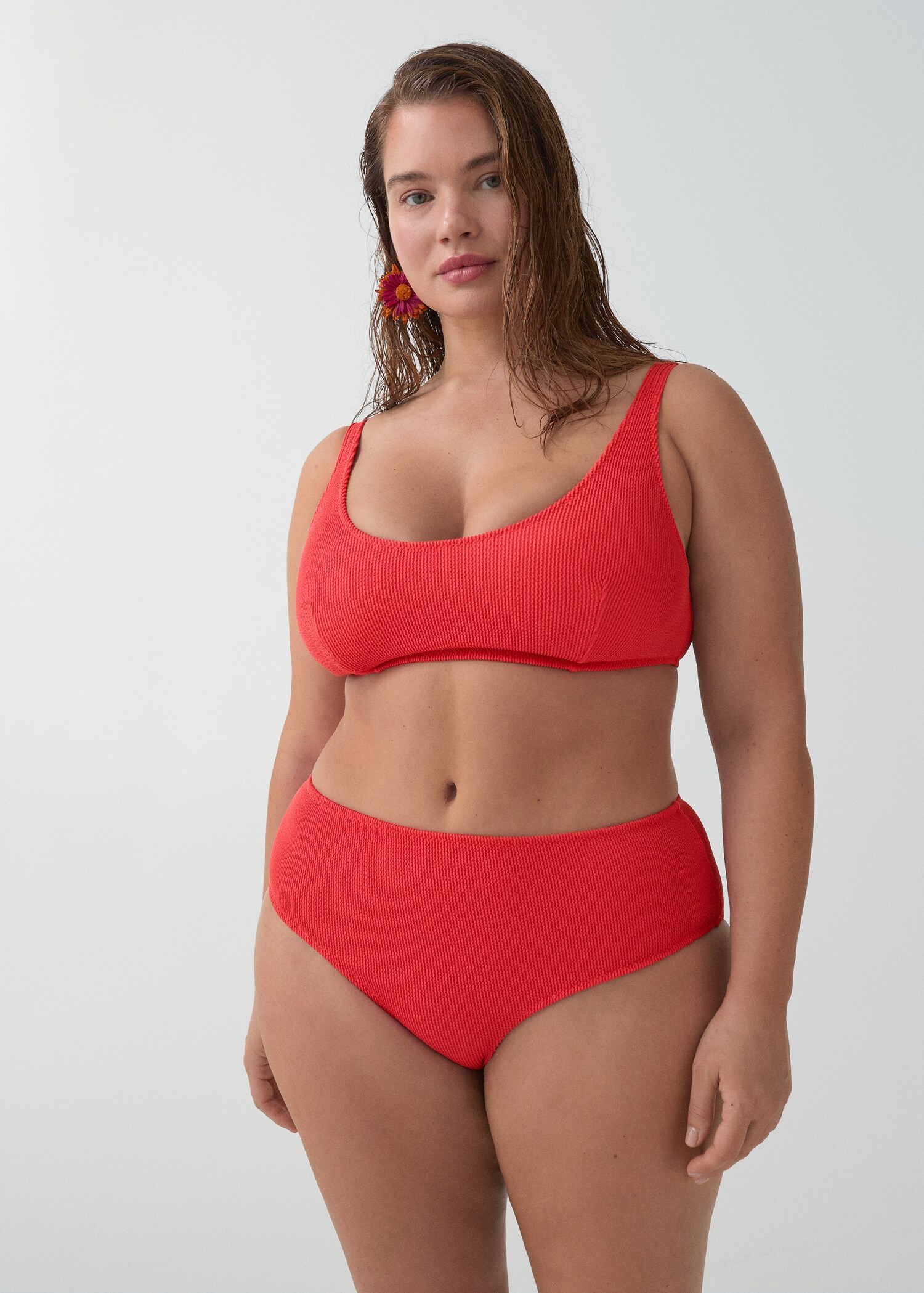 High-waist bikini bottoms - Details of the article 5