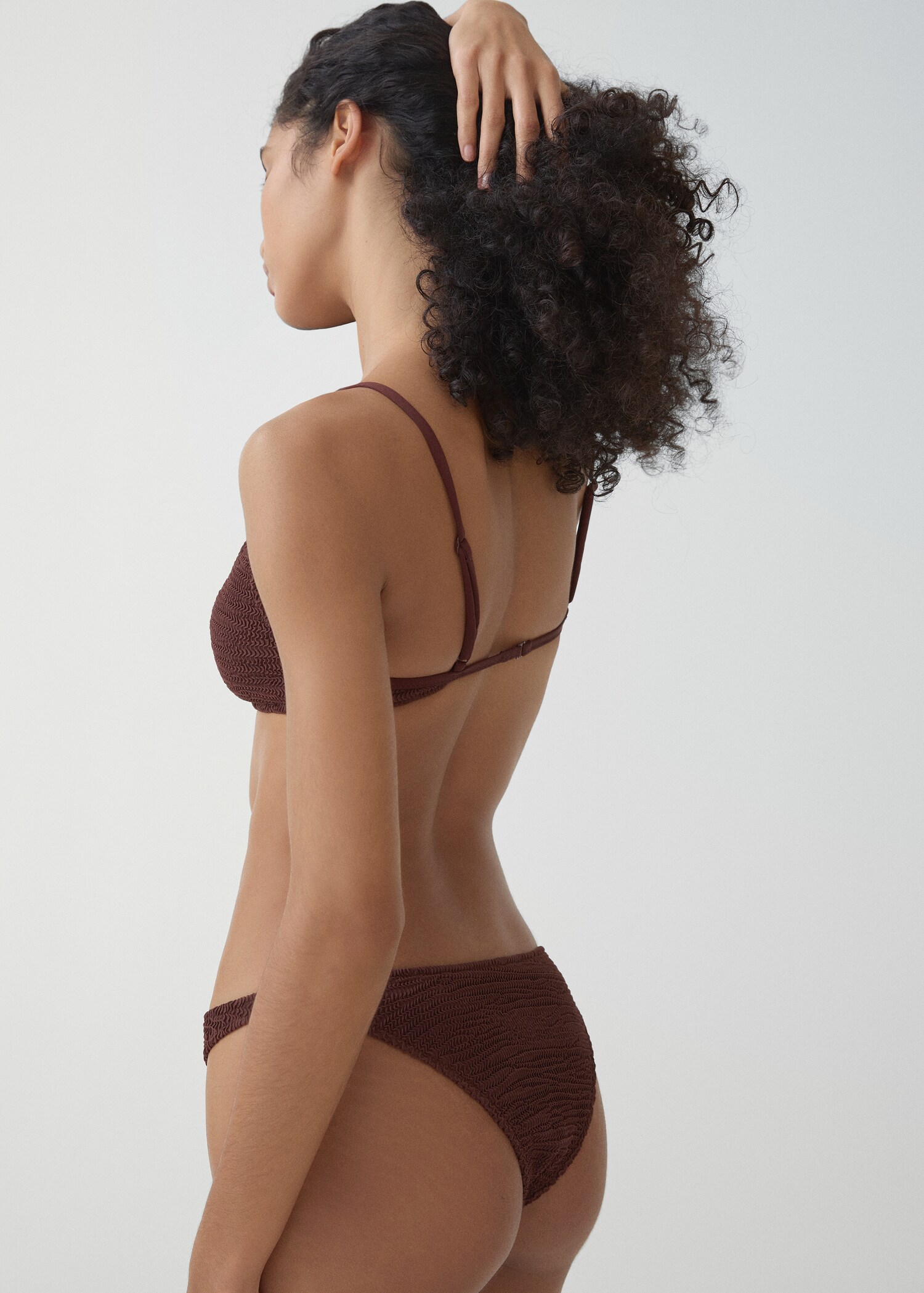 Textured bikini bottom - Reverse of the article