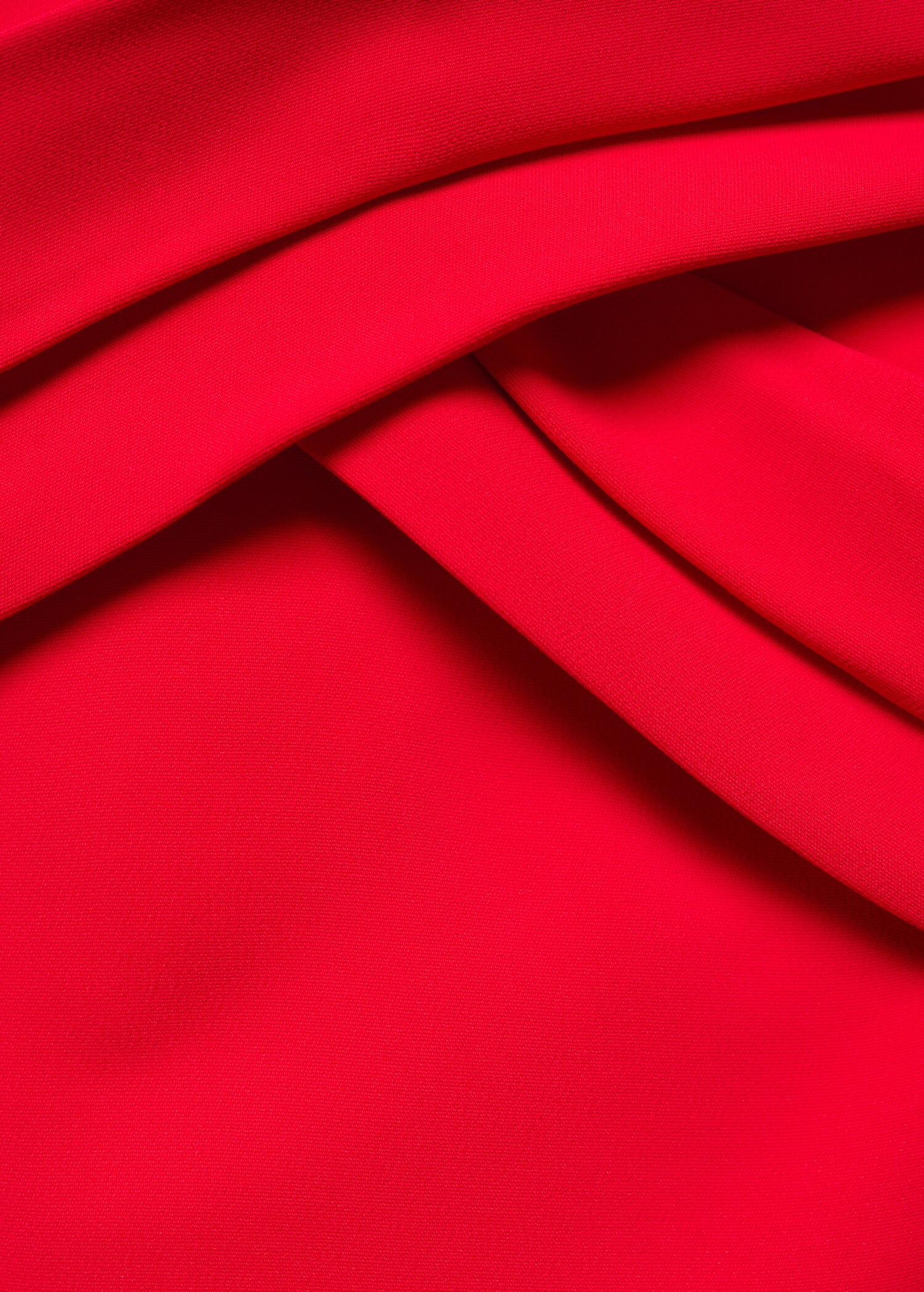 Vestido hombros descubiertos escote cruzado - Detalle del artículo 8