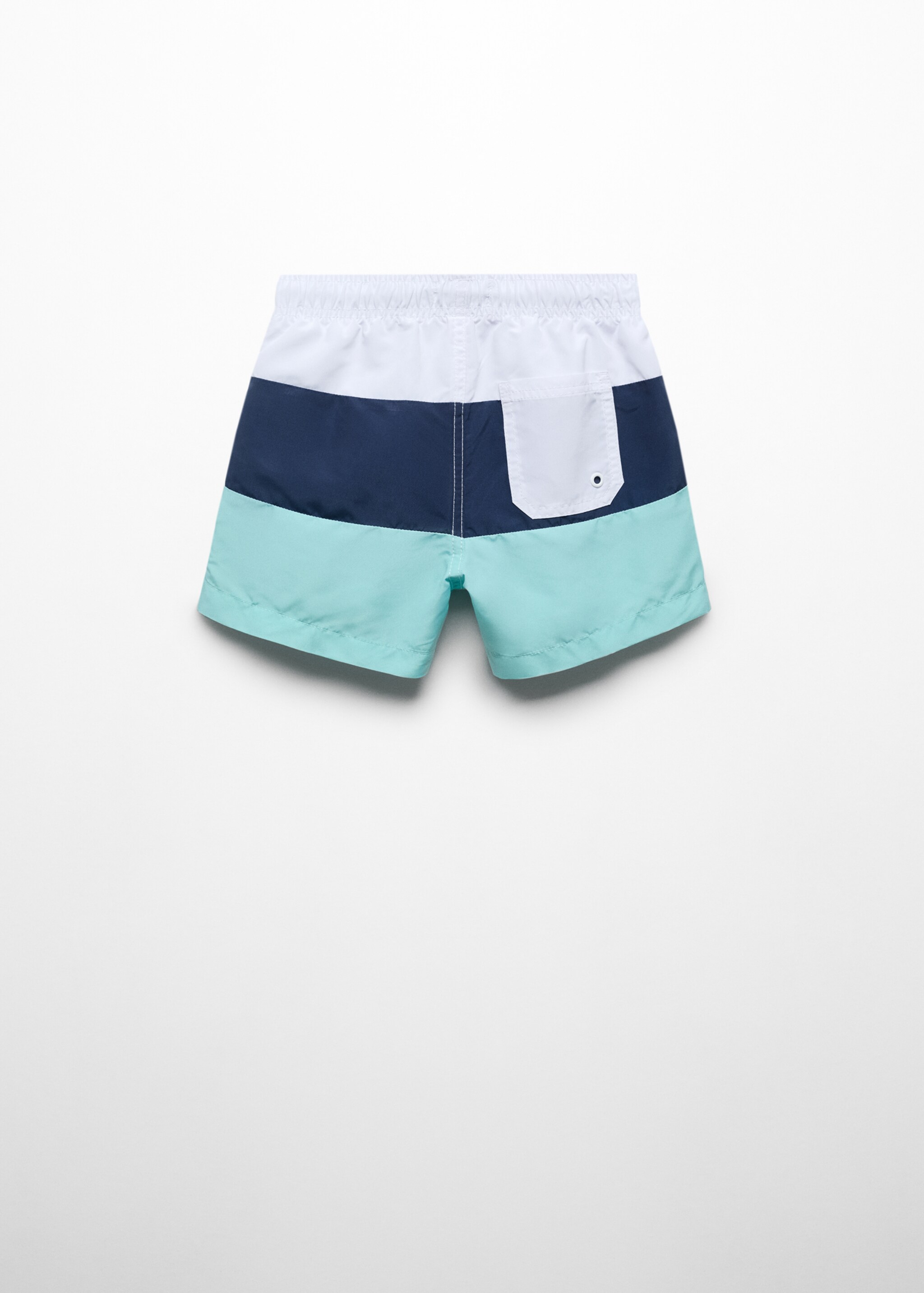 Tri-colour swimsuit - Reverse of the article