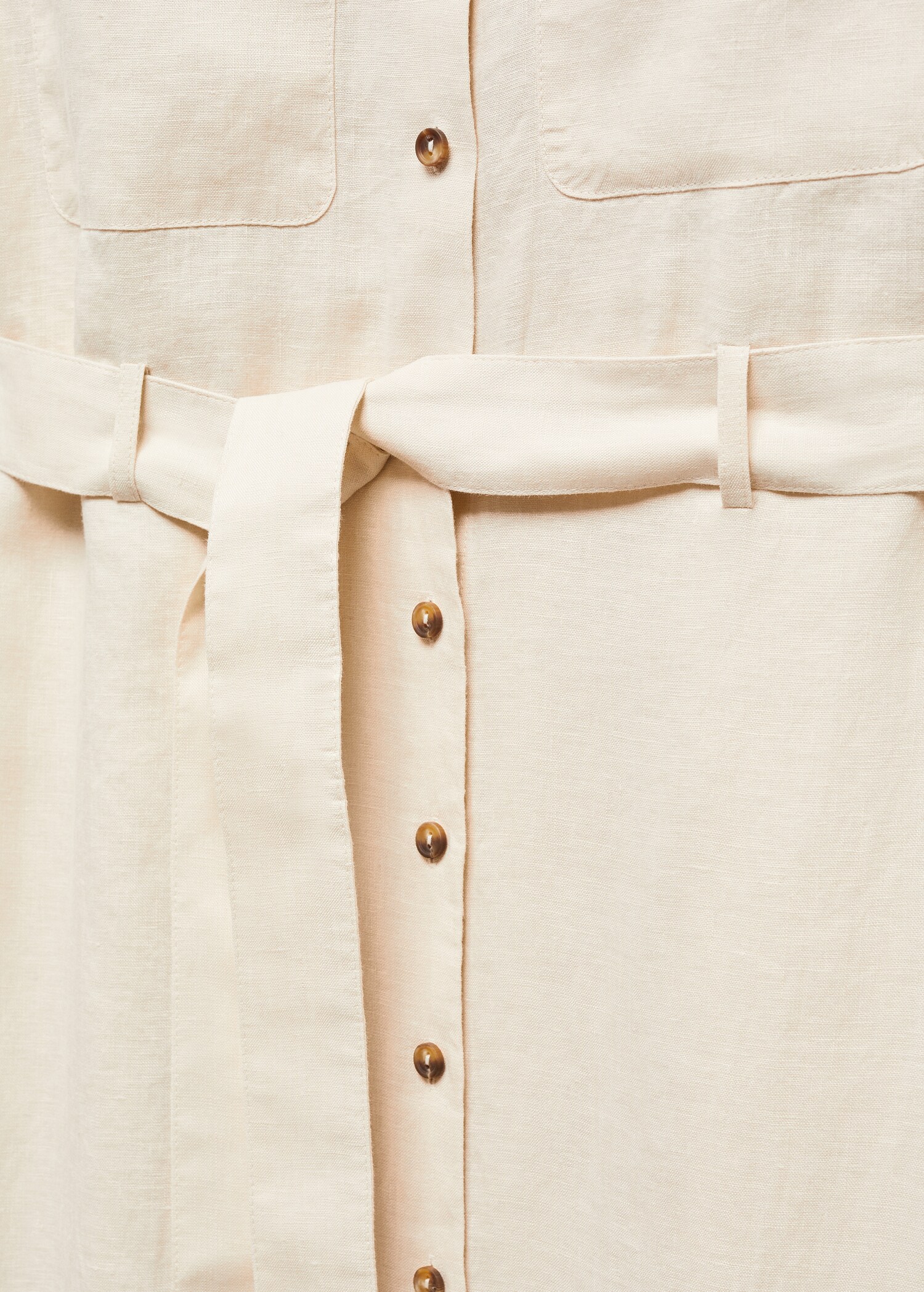 Robe chemisier 100 % lin - Détail de l'article 8