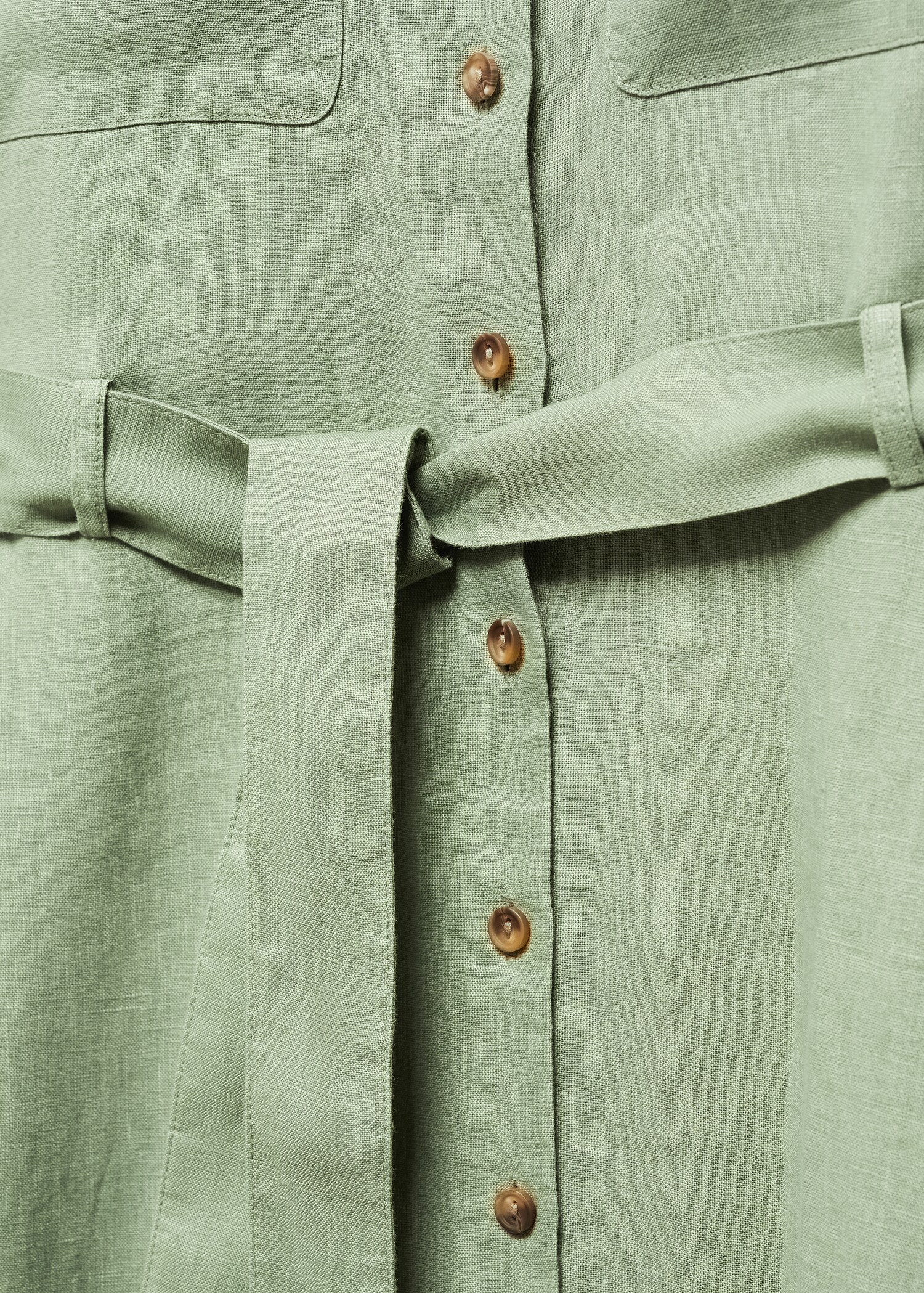 Robe chemisier 100 % lin - Détail de l'article 8