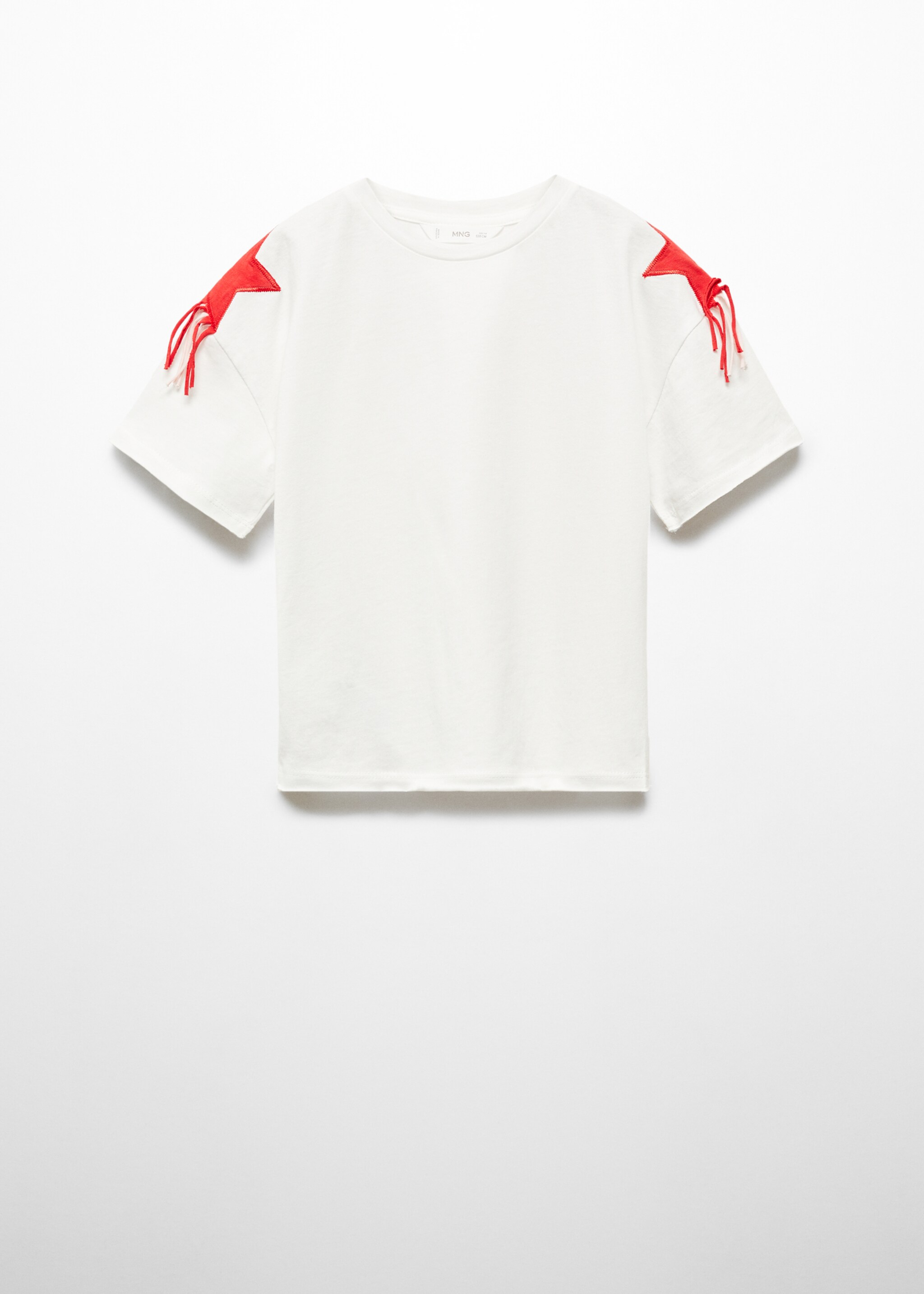 Gemustertes T-Shirt mit Sternen-Motiv - Artikel ohne Model