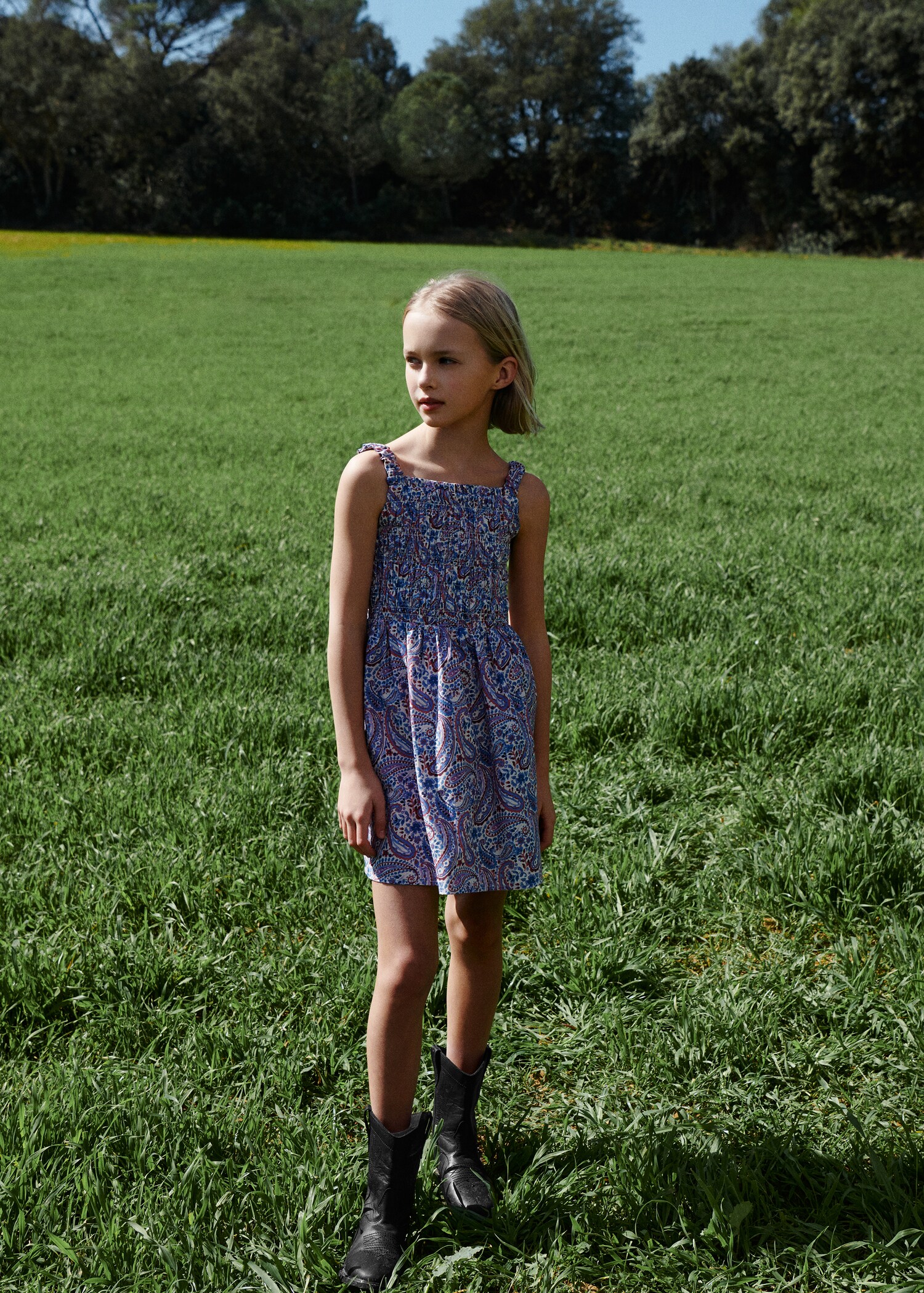 Paisley print dress - Details of the article 5