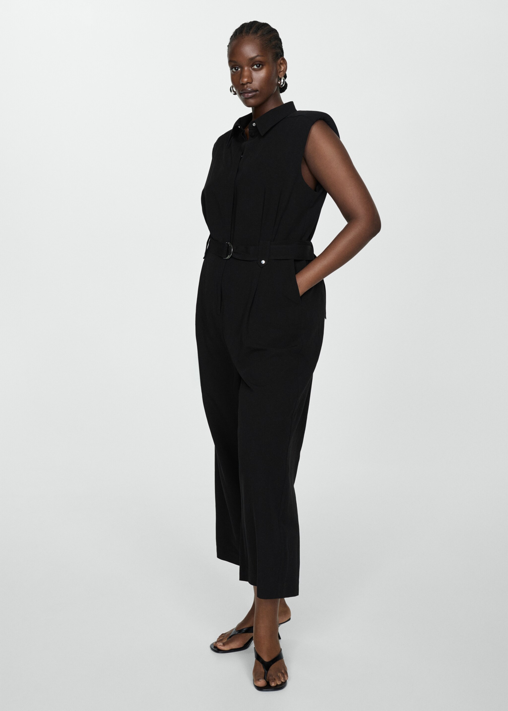 Jumpsuit with belt clips - Details of the article 3