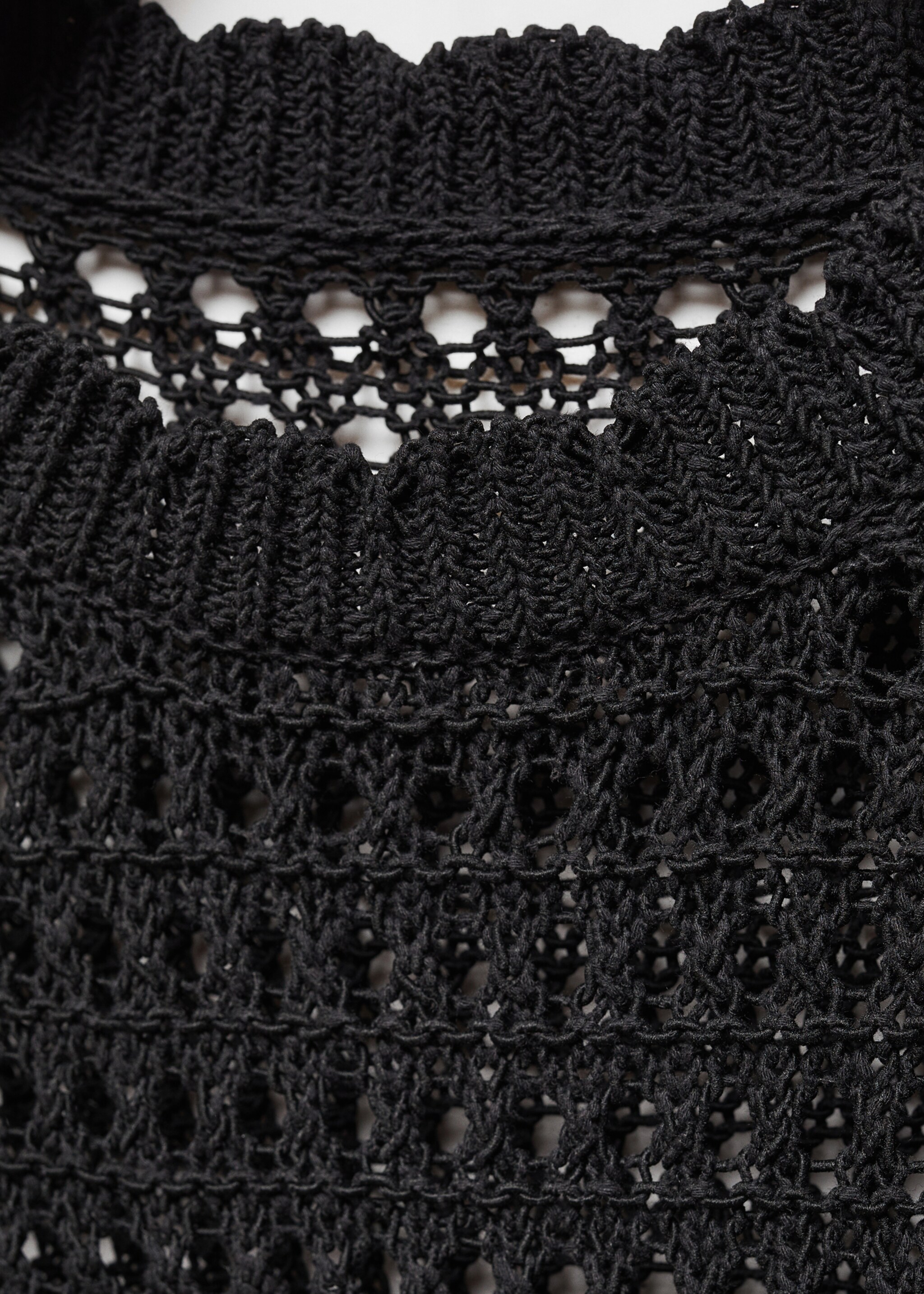 Pulover din tricot cu detalii ajurate - Detaliu al articolului 8