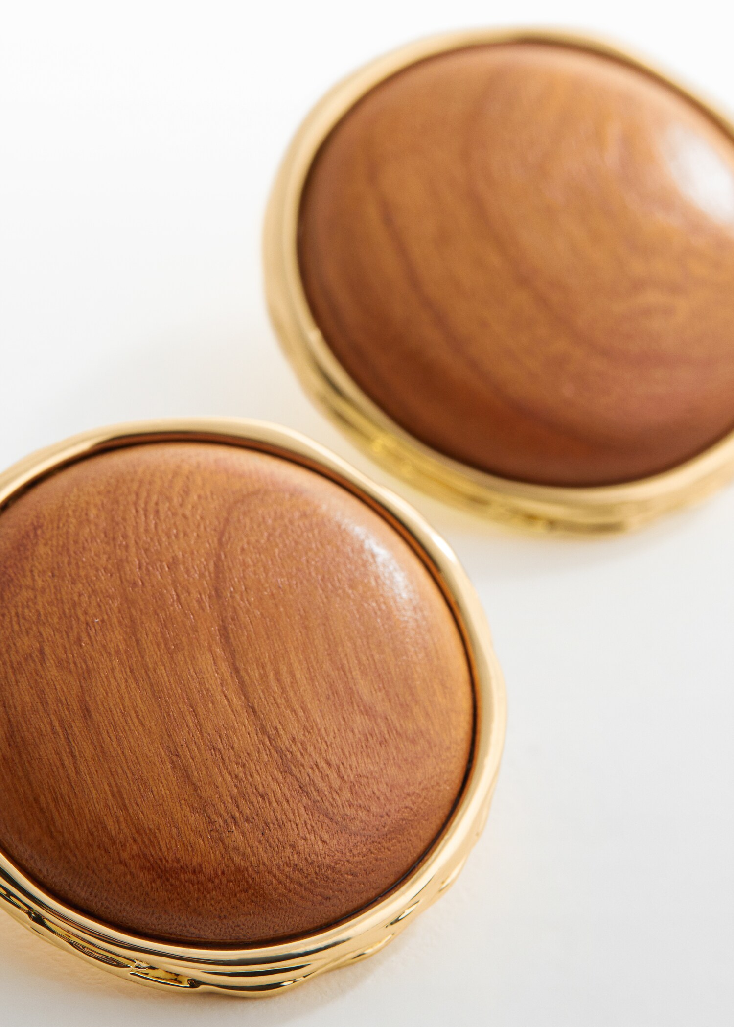 Pendientes madera diseño circular - Plano medio