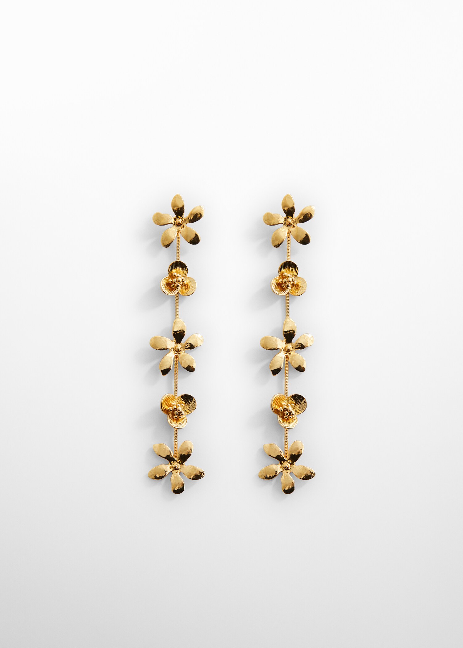 Brincos pingentes flores - Artigo sem modelo