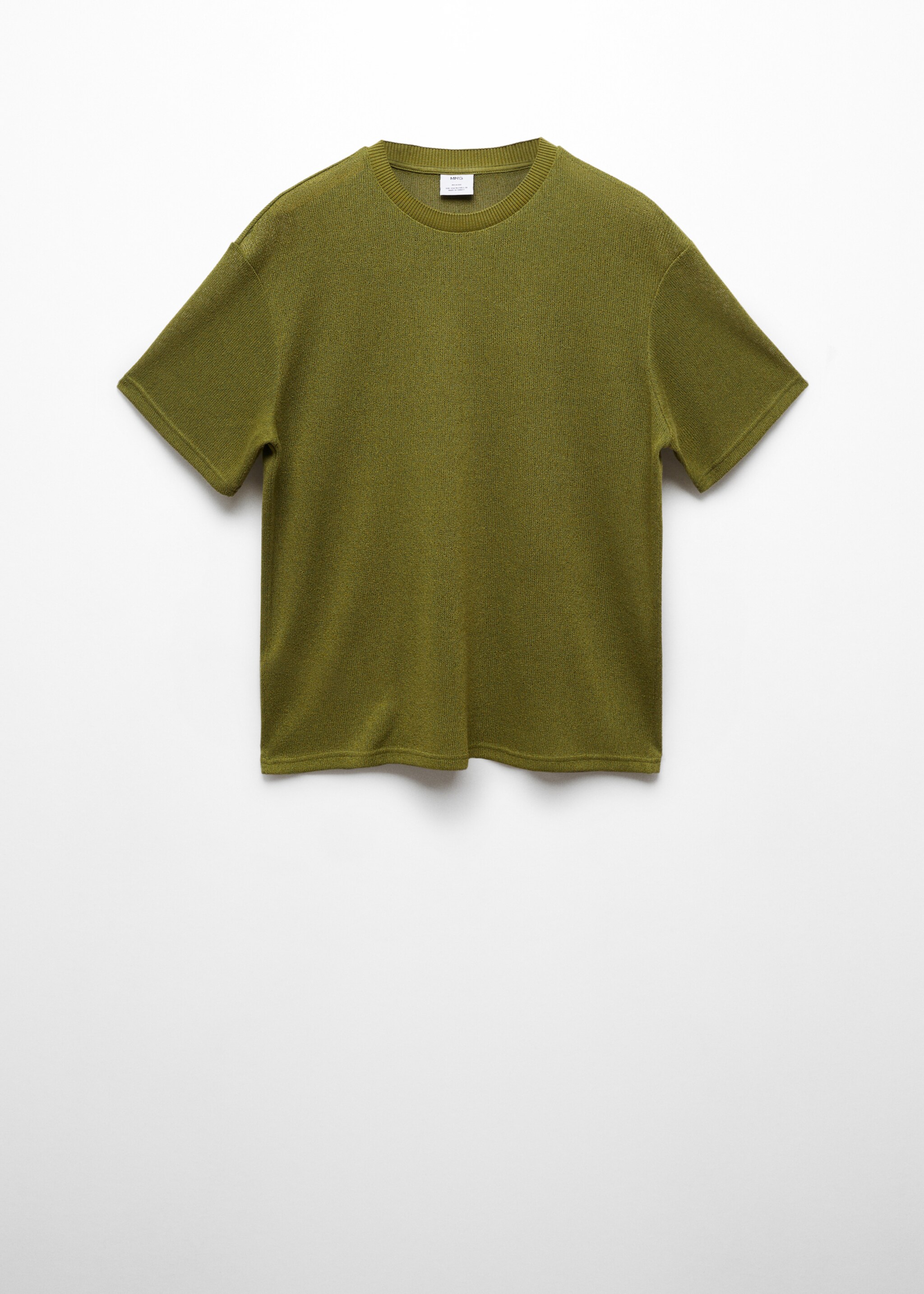 T-shirt with regular-fit structure - Article without model