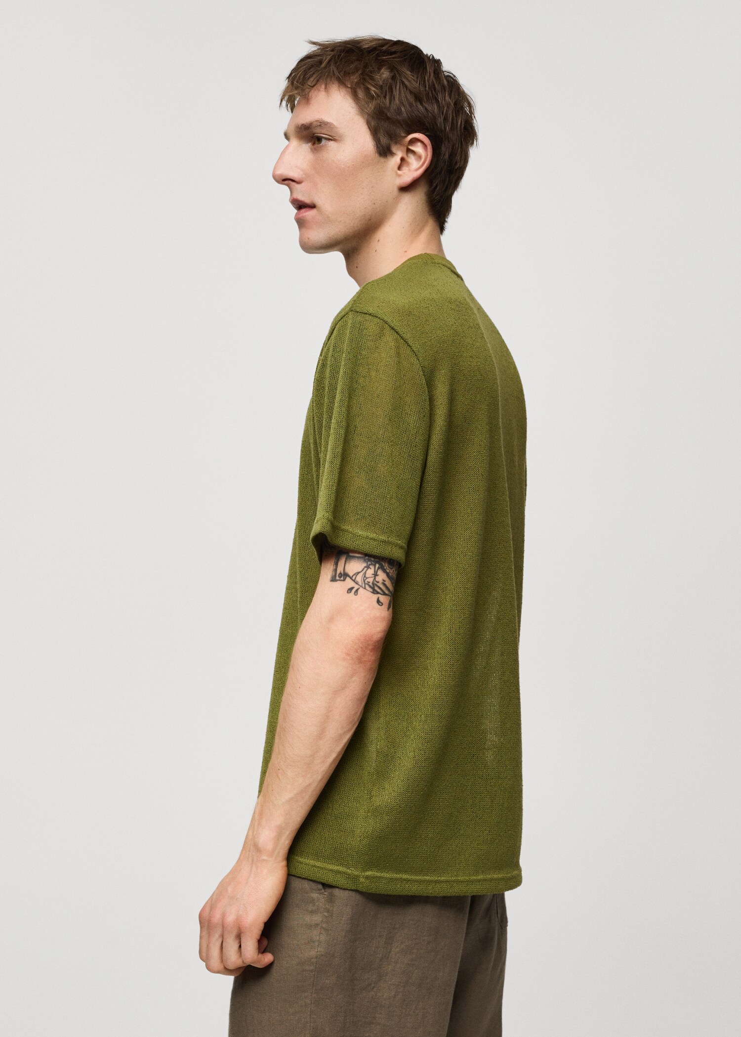 T-shirt with regular-fit structure - Details of the article 6