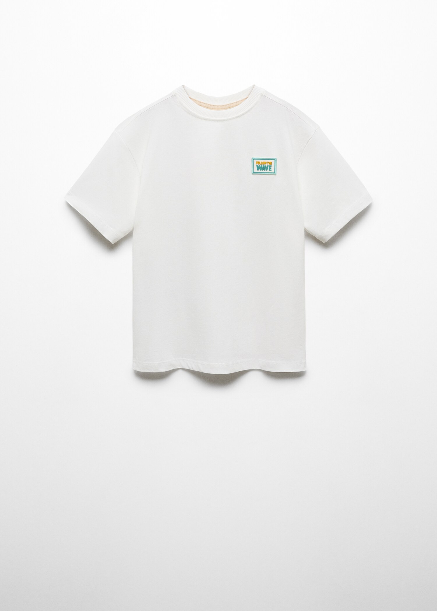Embossed message t-shirt - Article without model