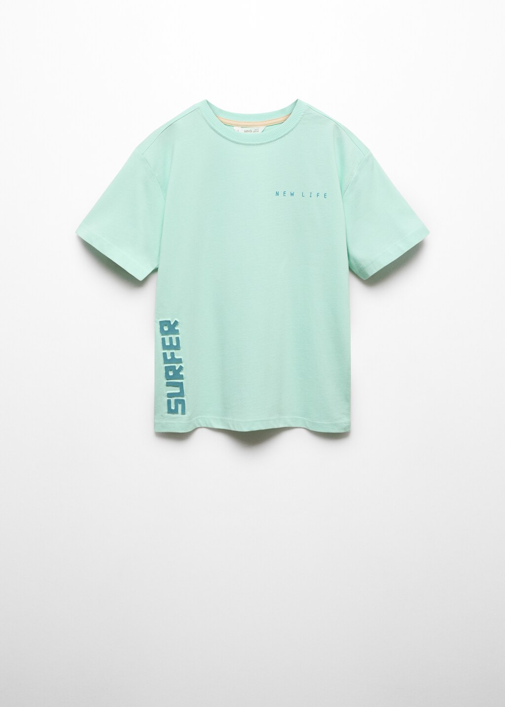 トップス WILLFULLY10th embroidery logopackT-shirt Embossed message t-shirt - Boys | MANGO OUTLET USA