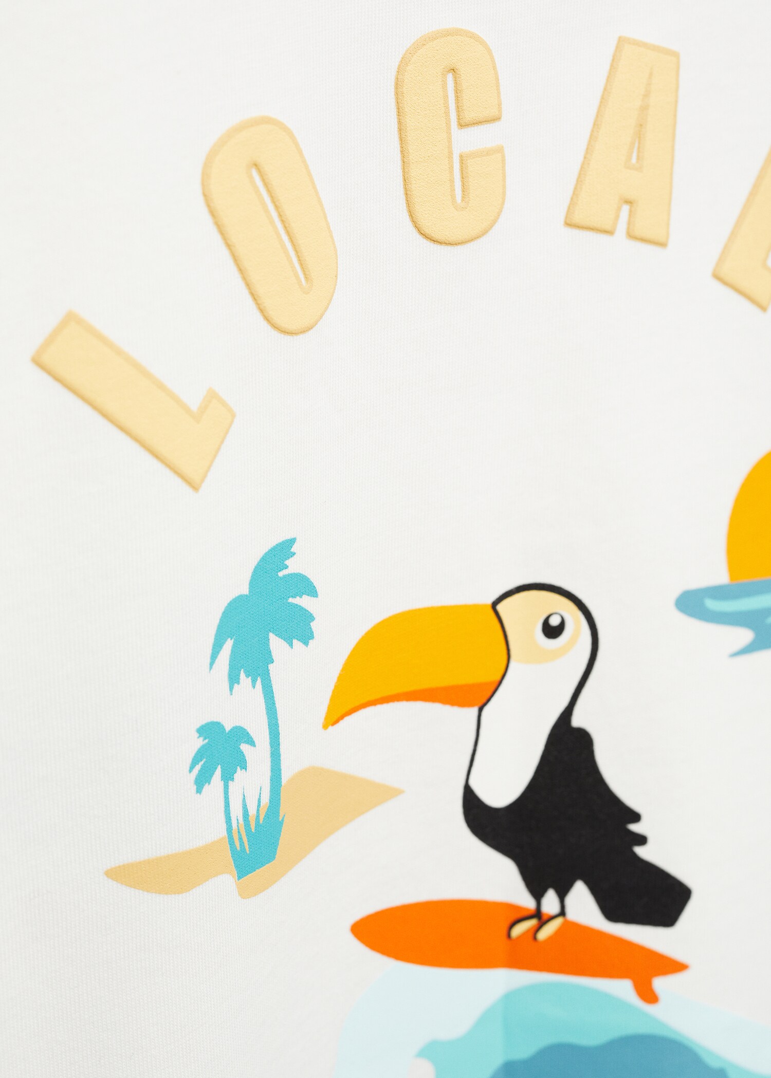 Printed cotton-blend T-shirt - Details of the article 0