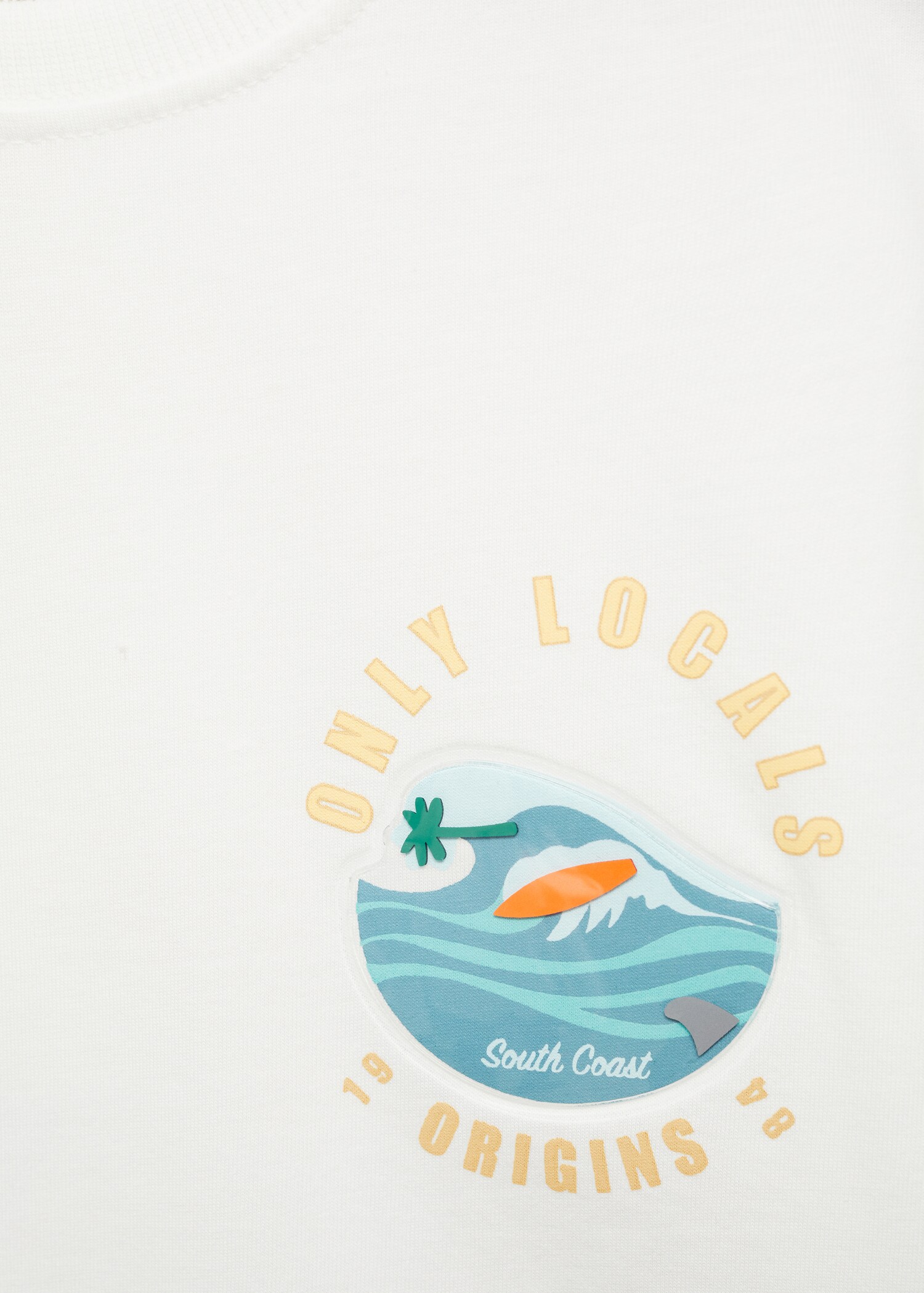 Printed cotton-blend T-shirt - Details of the article 8