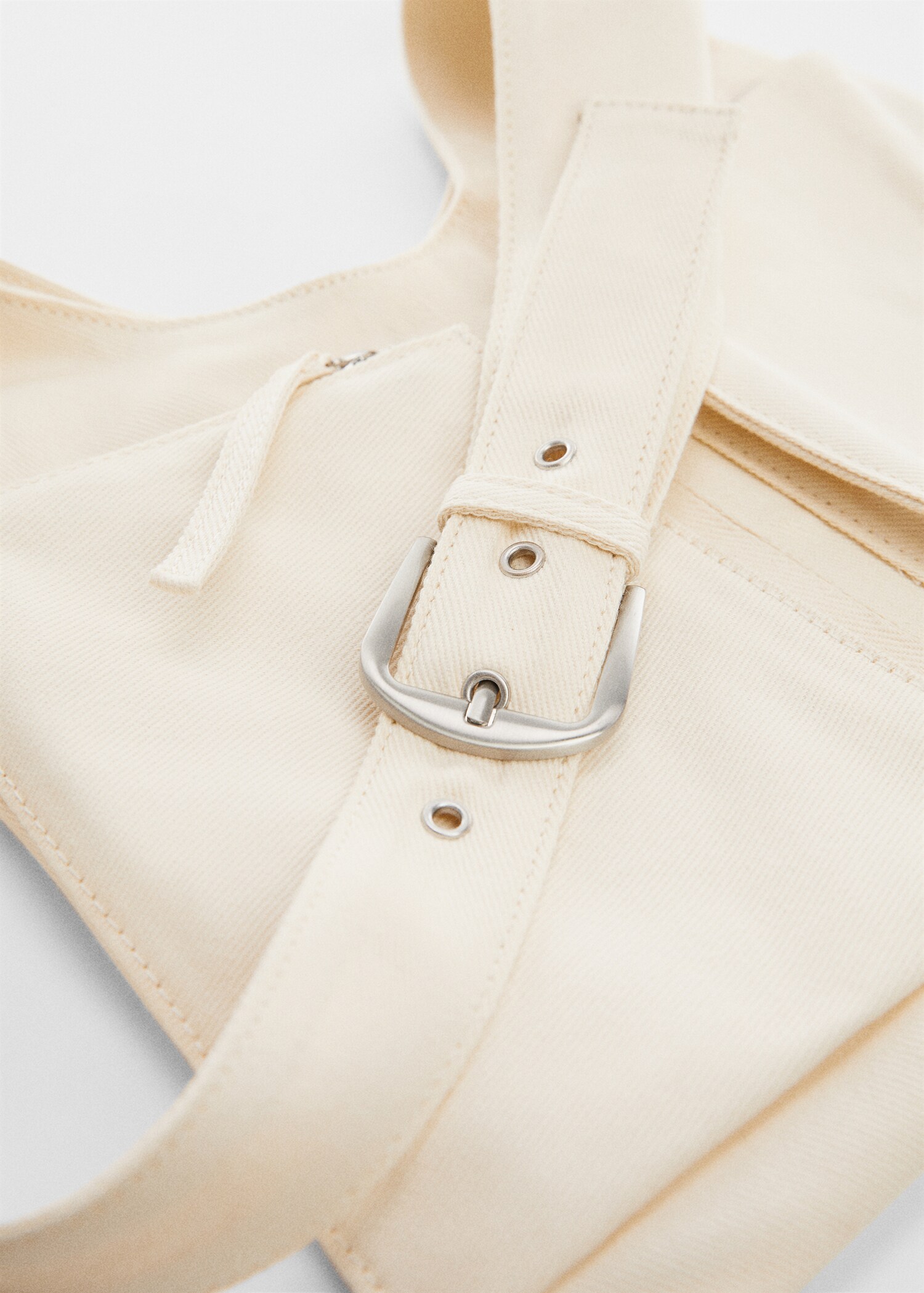Denim bag with pockets - Details of the article 2