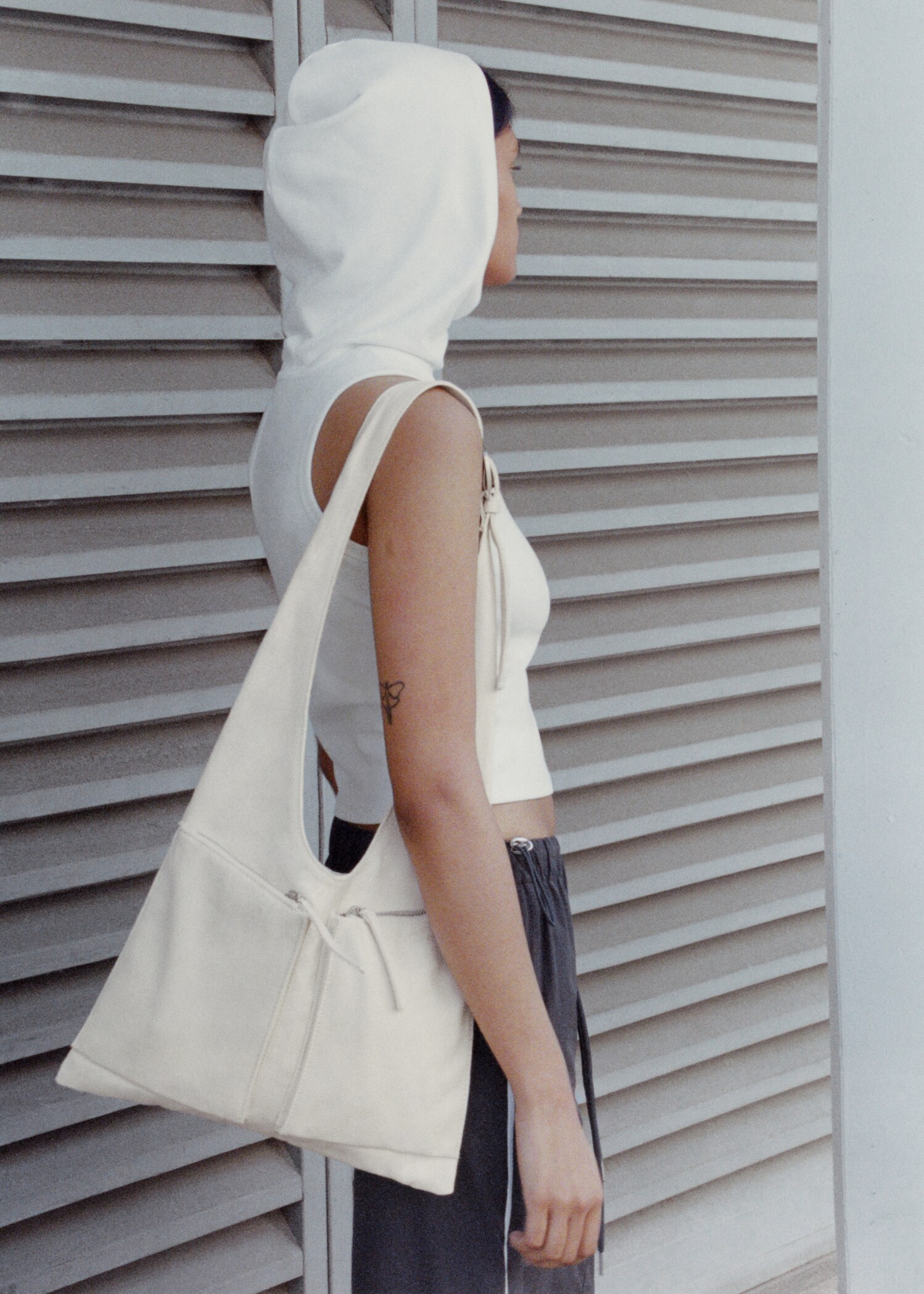 Denim bag with pockets - Details of the article 6