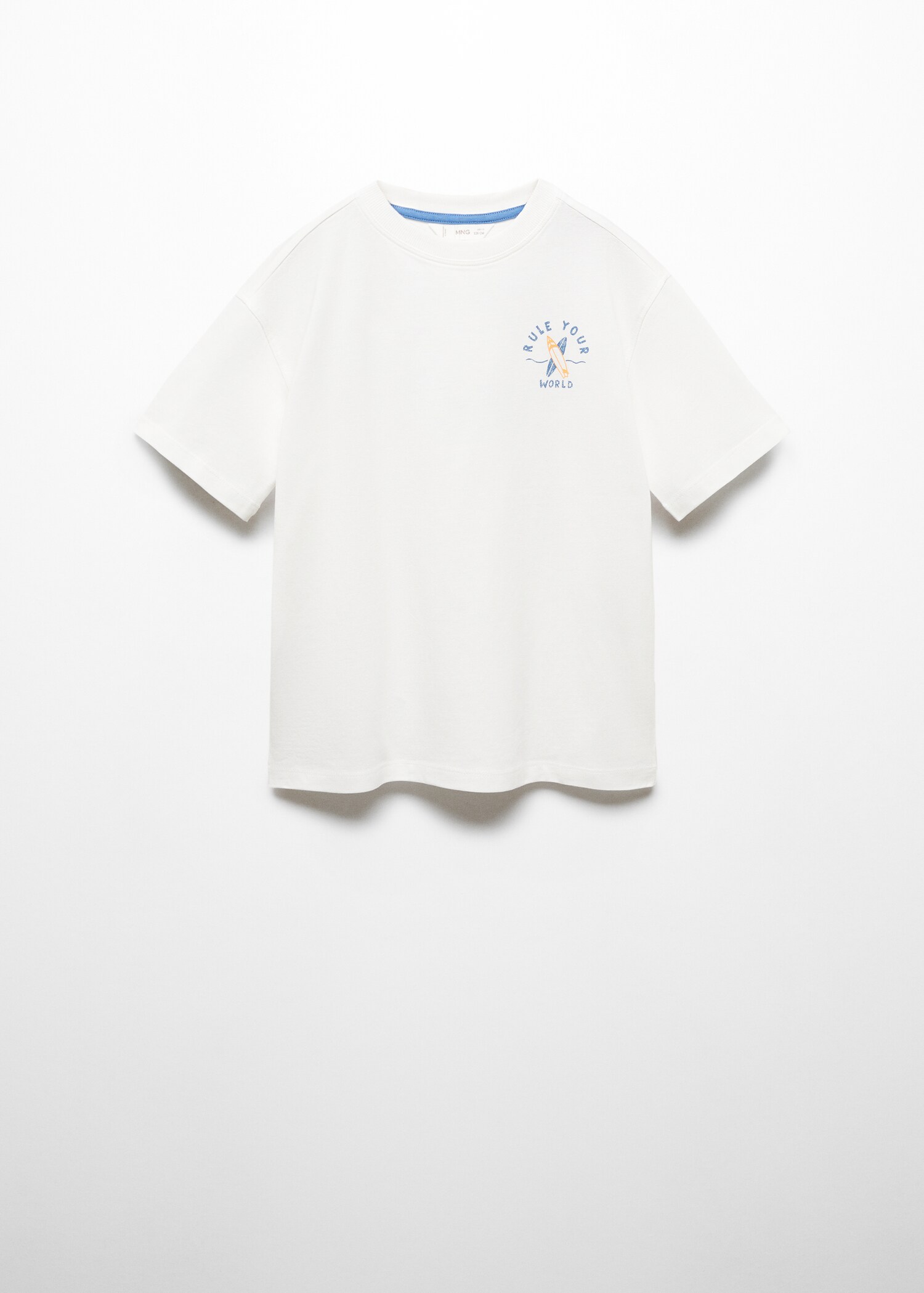 Printed cotton-blend T-shirt - Article without model