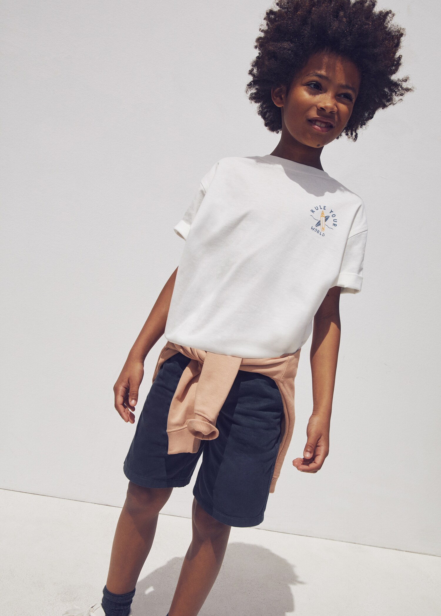 Printed cotton-blend T-shirt - Details of the article 5