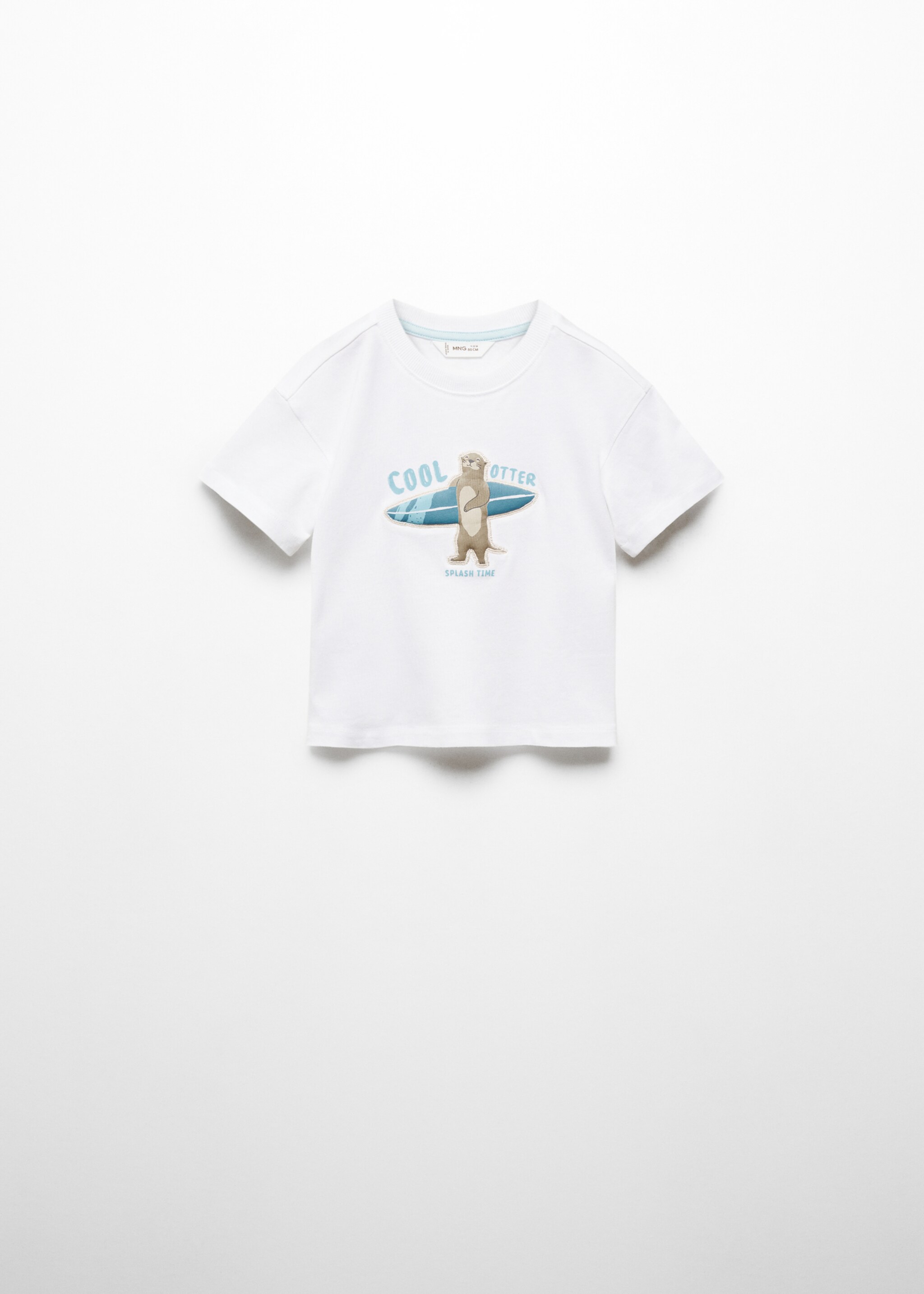 Printed cotton-blend T-shirt - Article without model