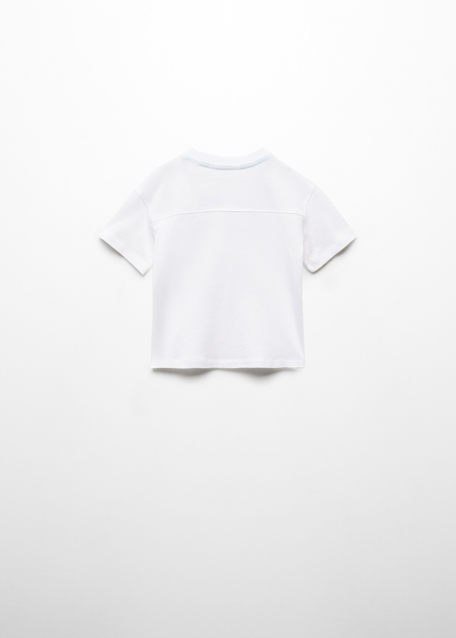 Printed cotton-blend T-shirt - Reverse of the article