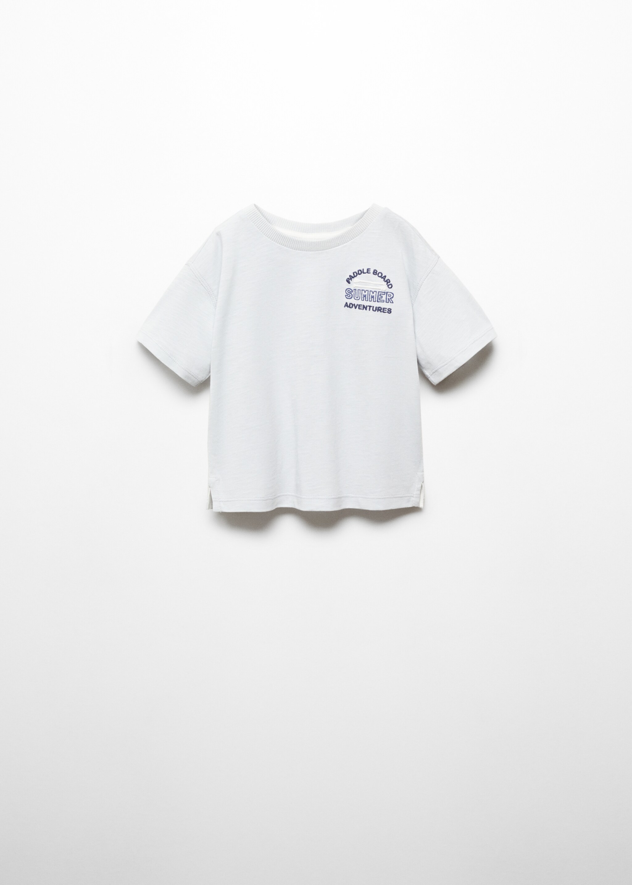 T-shirt message brodé - Article sans modèle