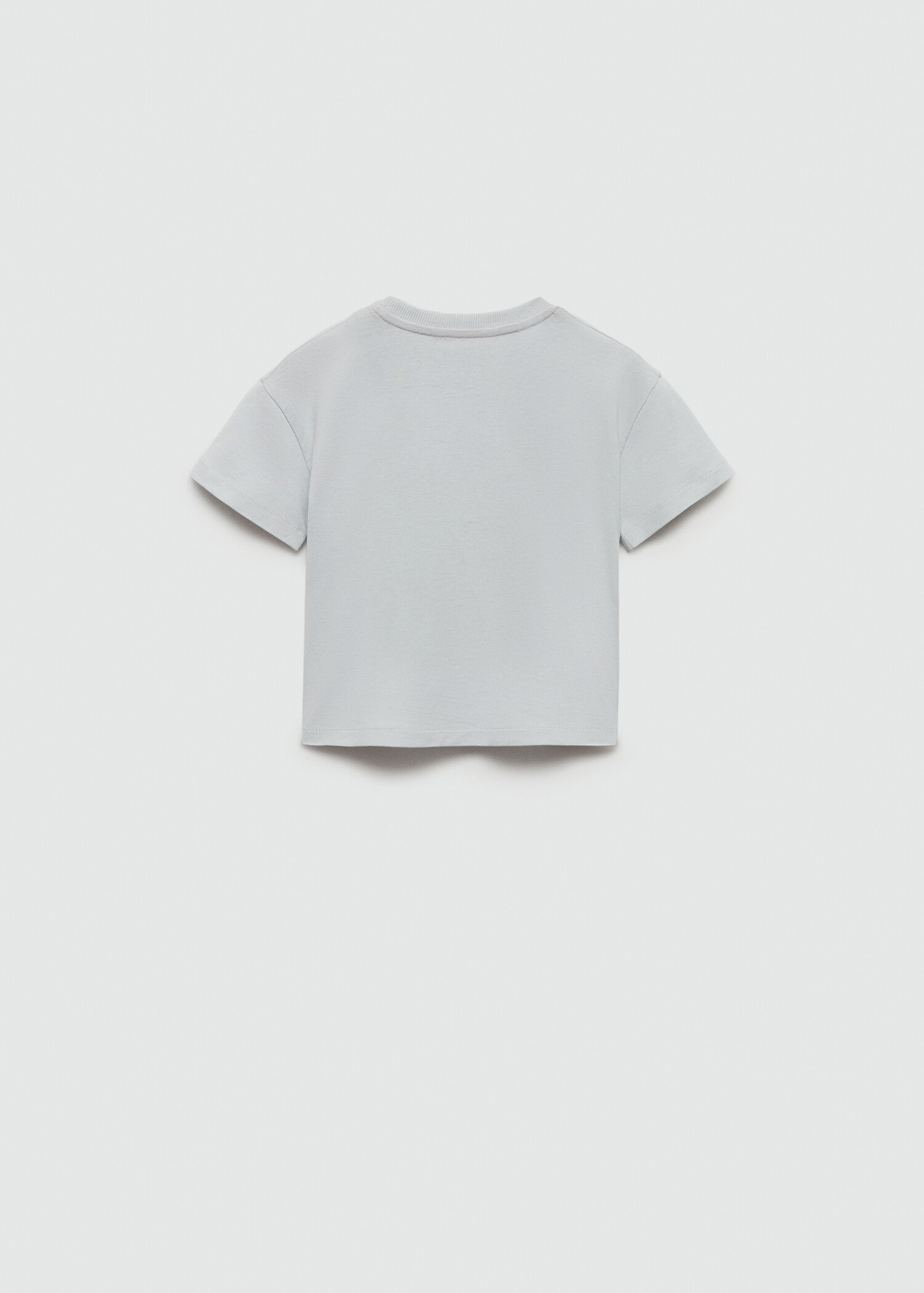 Printed cotton-blend T-shirt - Reverse of the article
