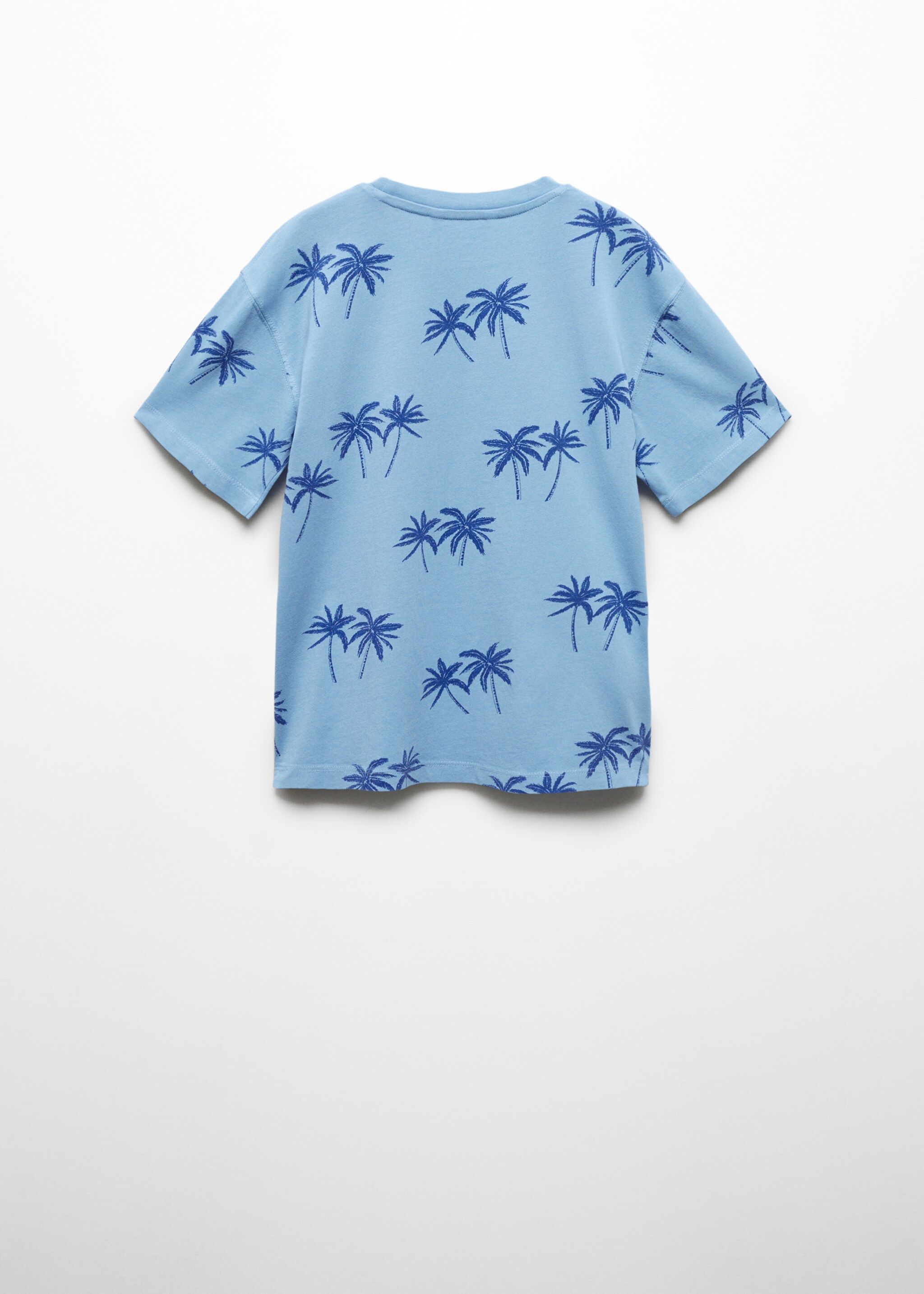 Palm print T-shirt - Reverse of the article