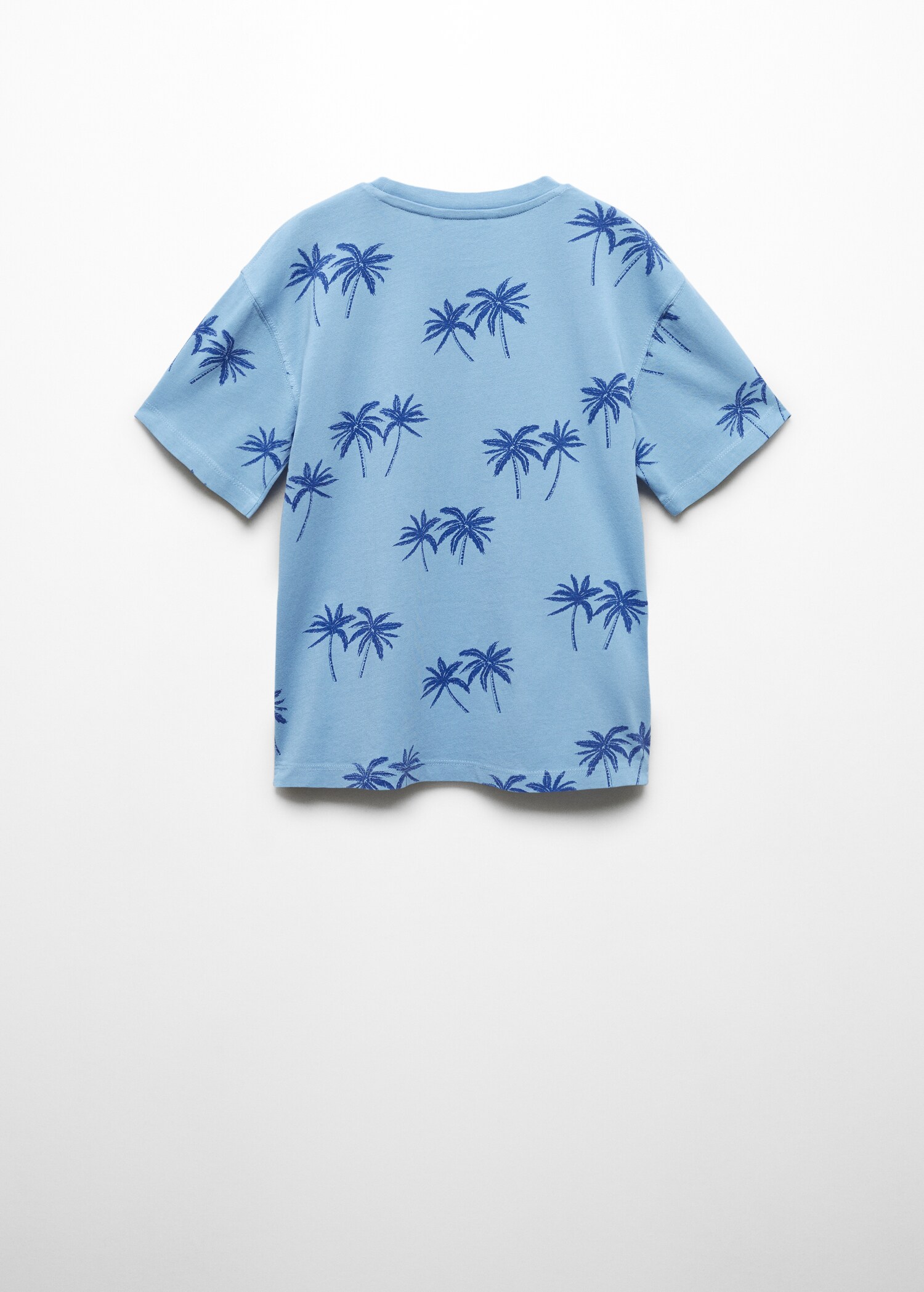 Palm print T-shirt - Reverse of the article