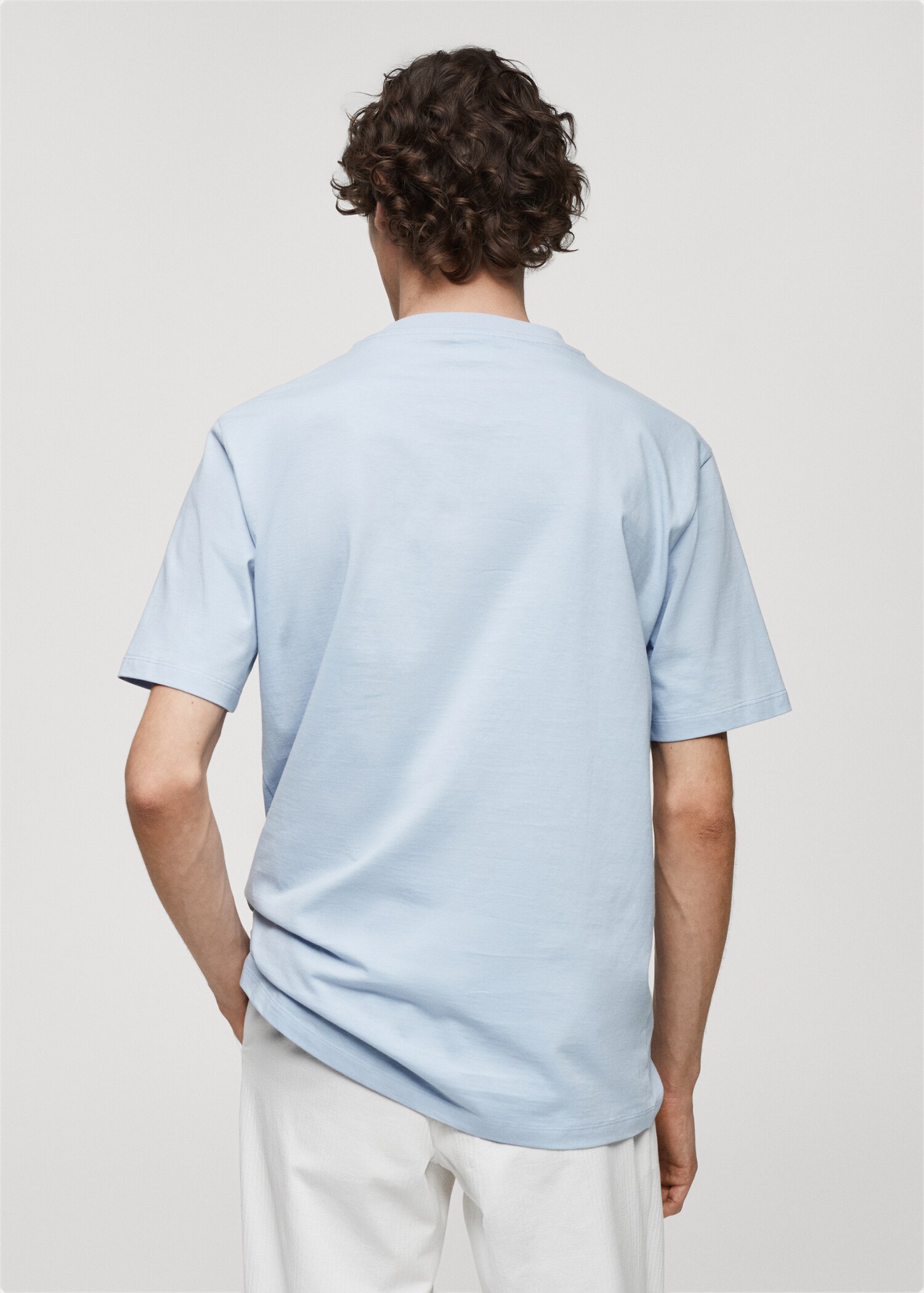 100% cotton printed t-shirt - Reverse of the article