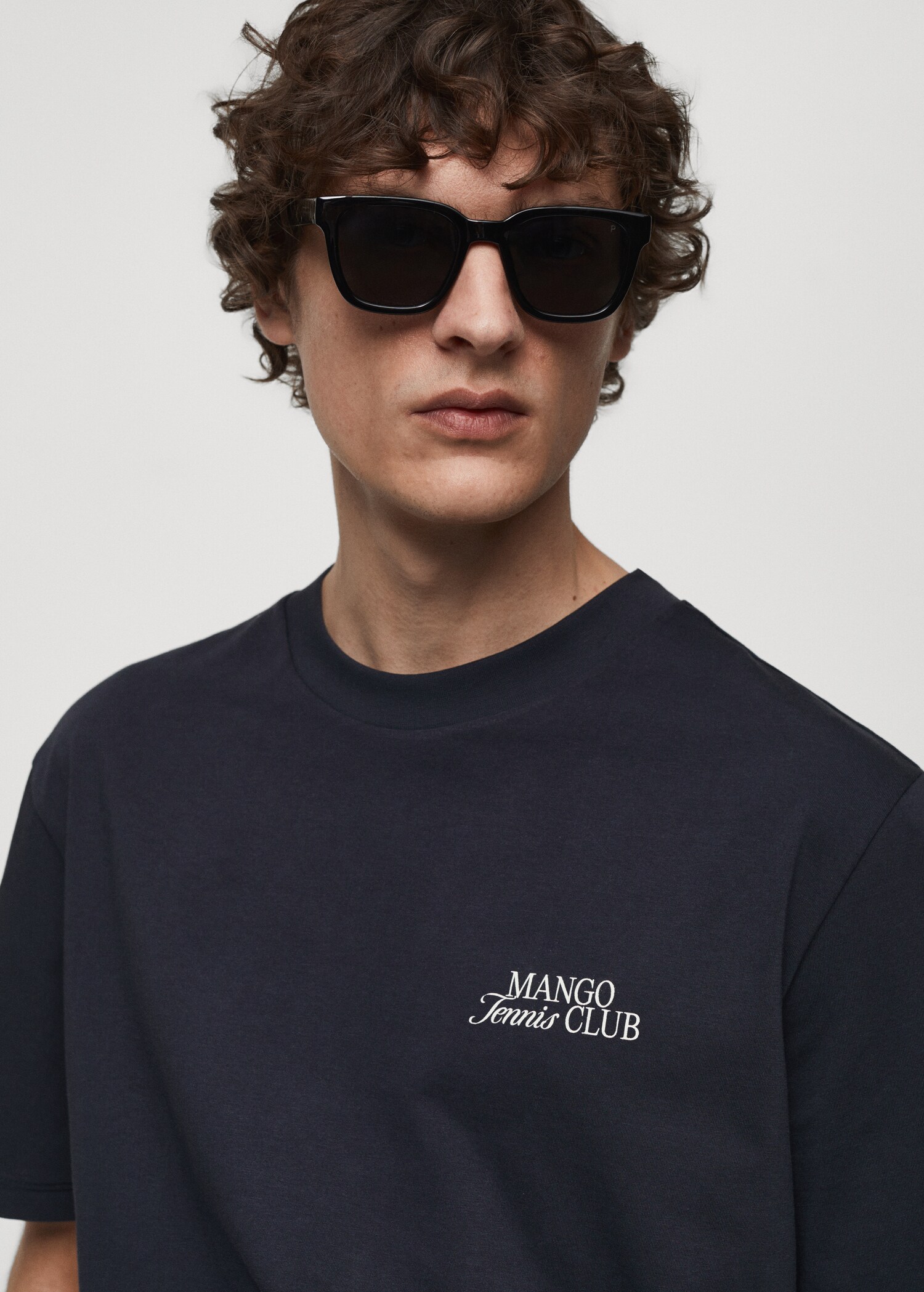 Regular fit printed cotton t-shirt - Details of the article 1