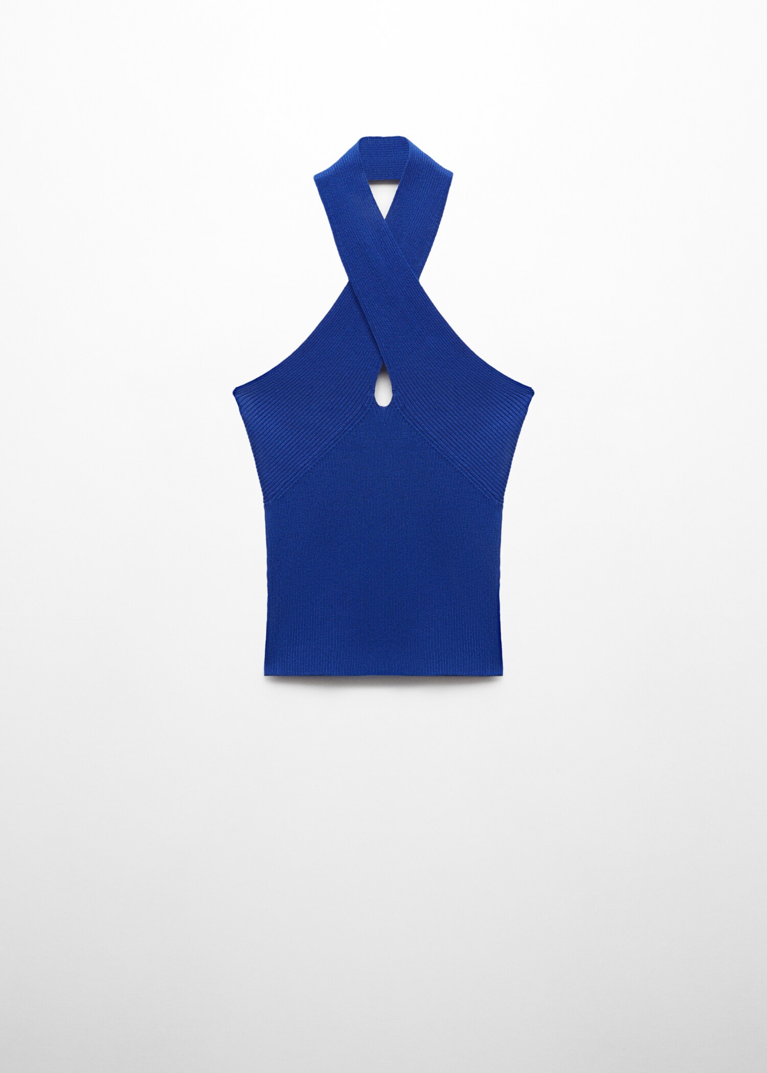 Halter-neck knitted top - Article without model