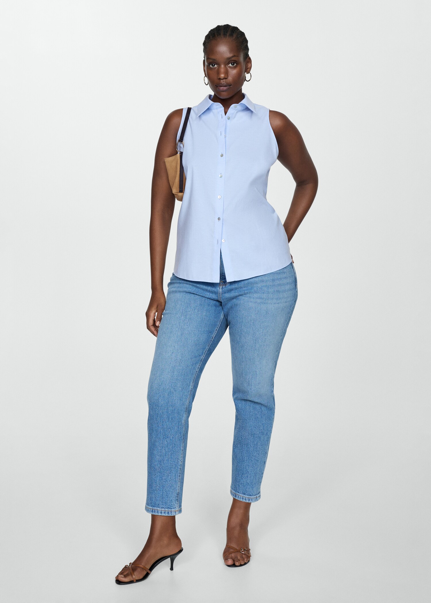 Chemise sans manches rayures - Détail de l'article 3