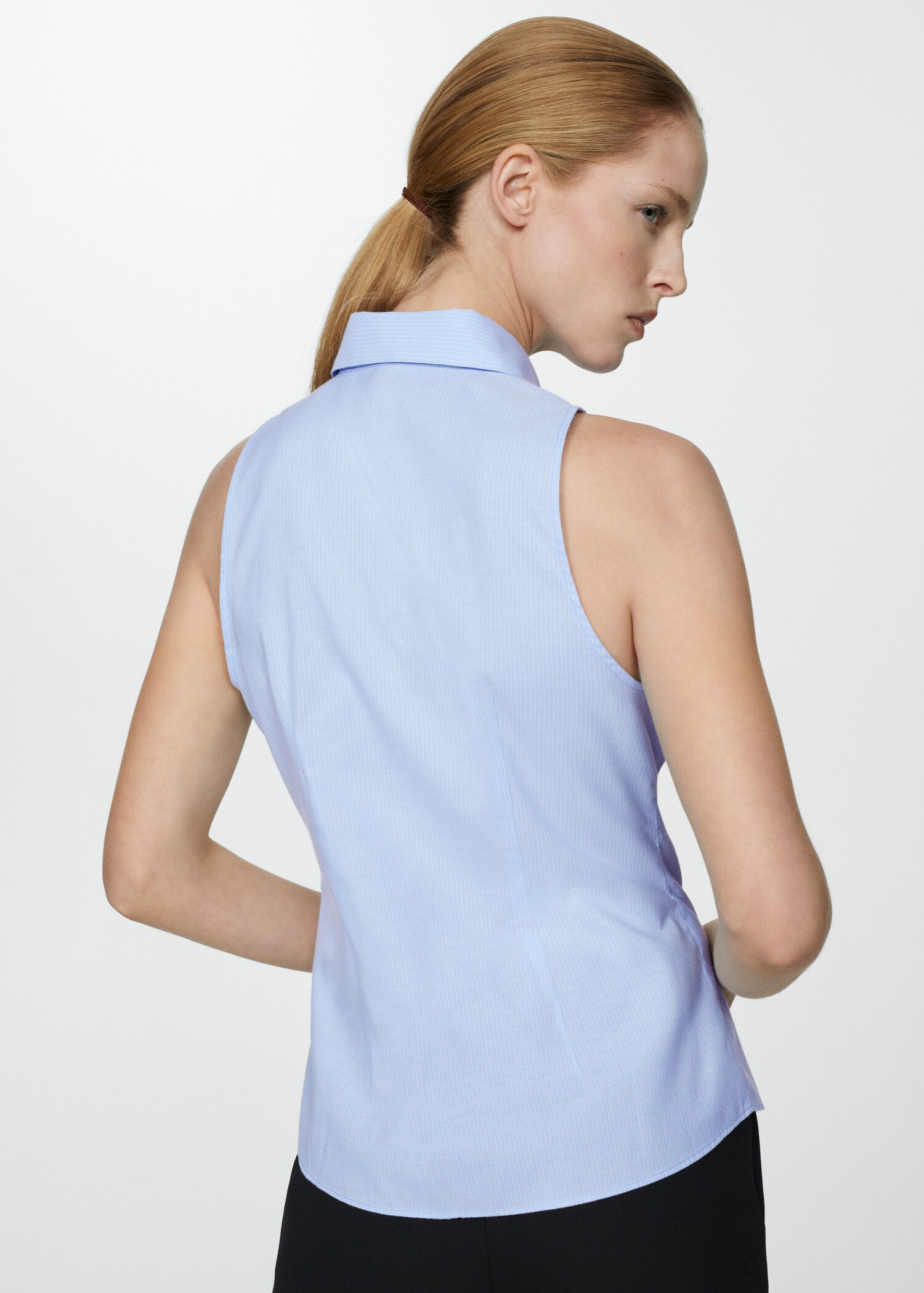 Chemise sans manches rayures - Verso de l’article
