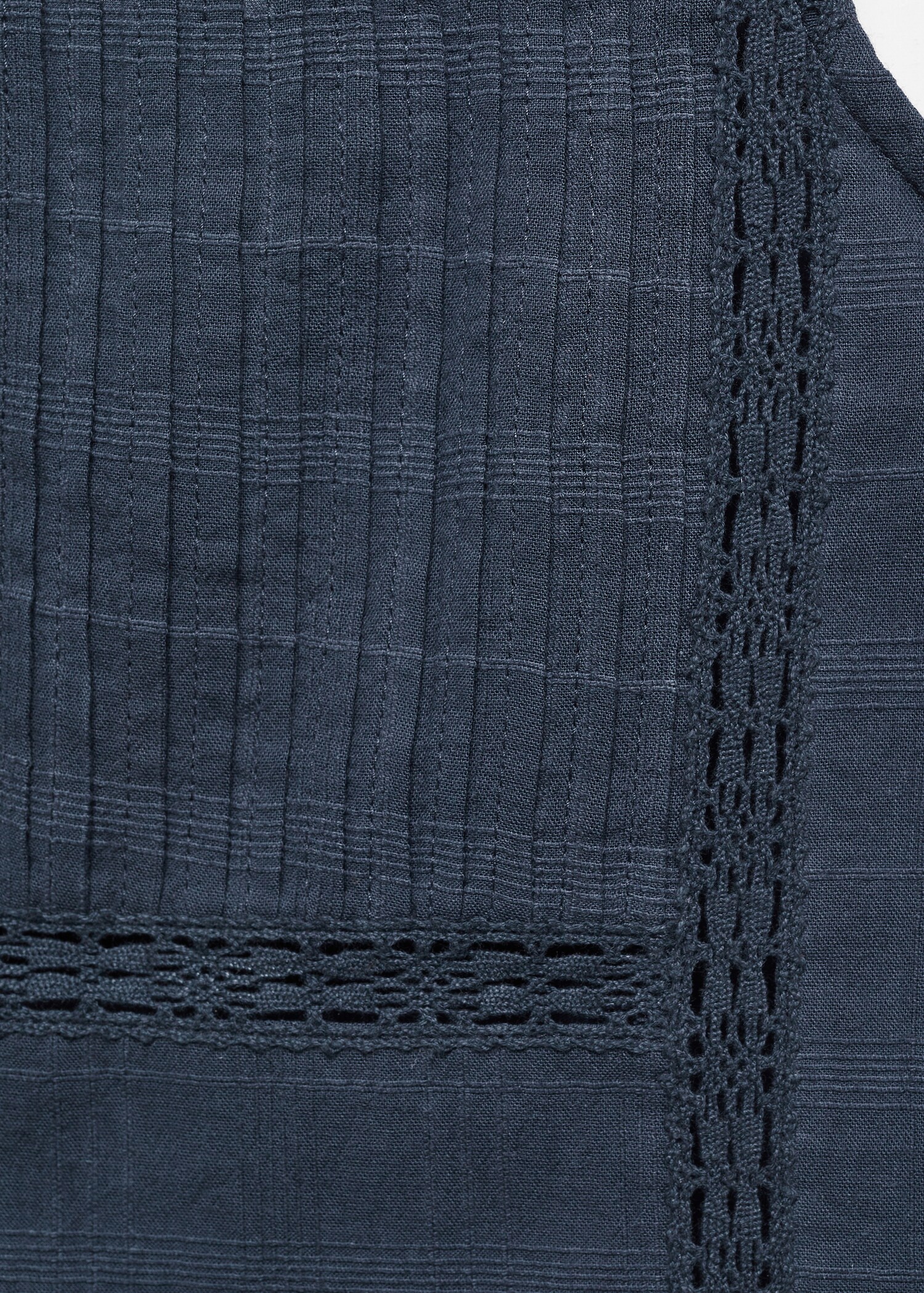 Embroidered cotton top - Details of the article 8