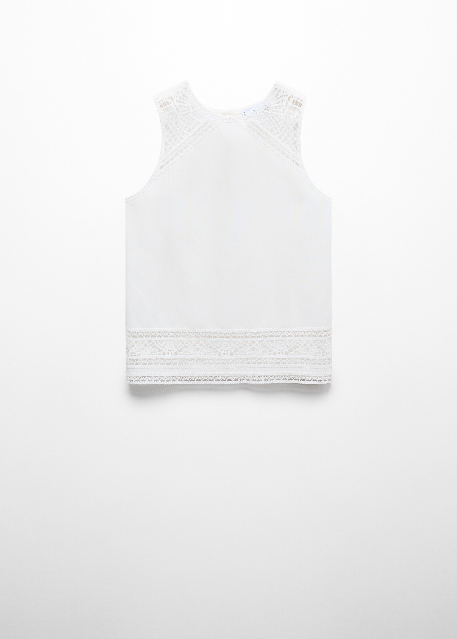 Embroidered cotton top - Article without model