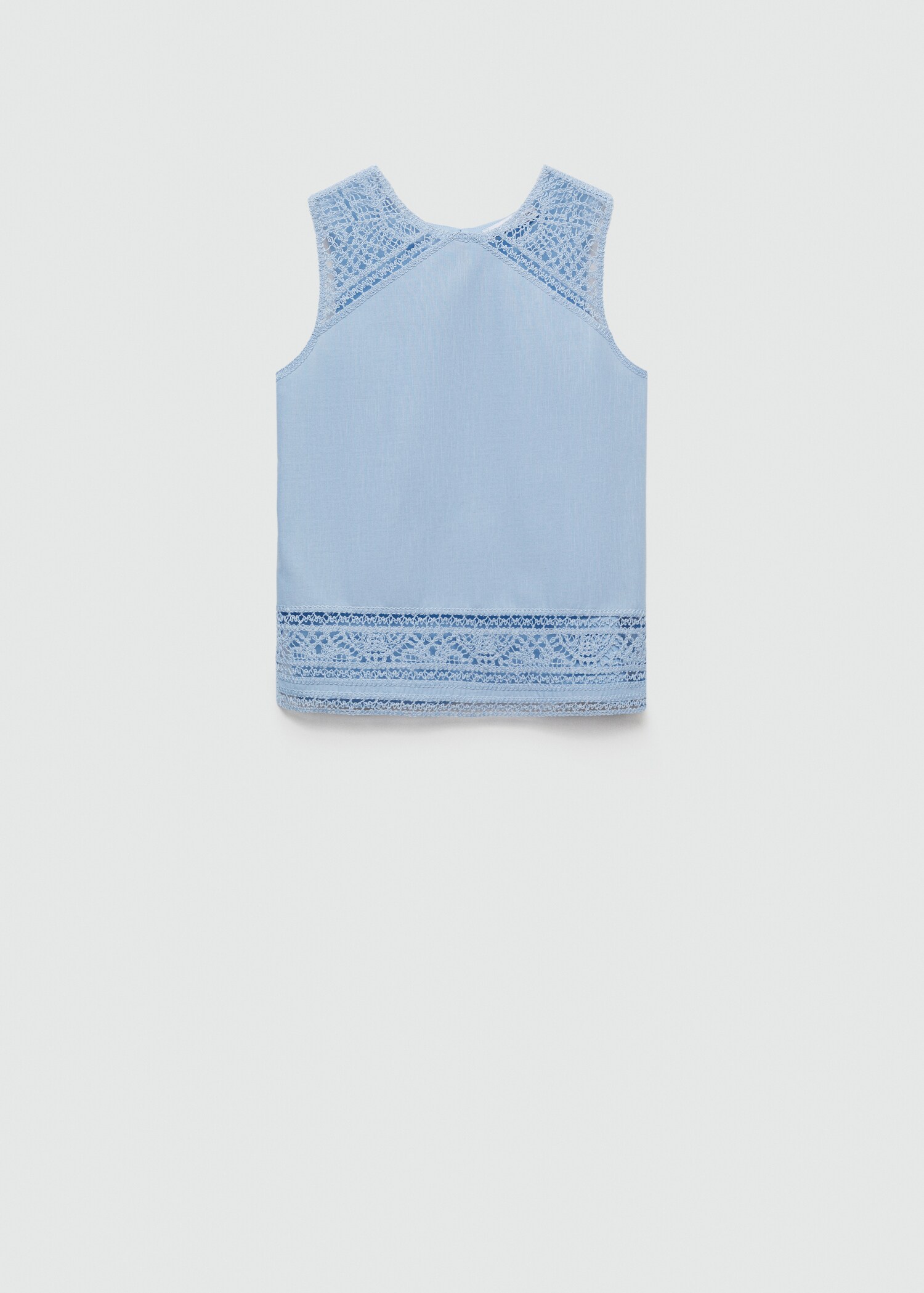 Embroidered cotton top - Article without model