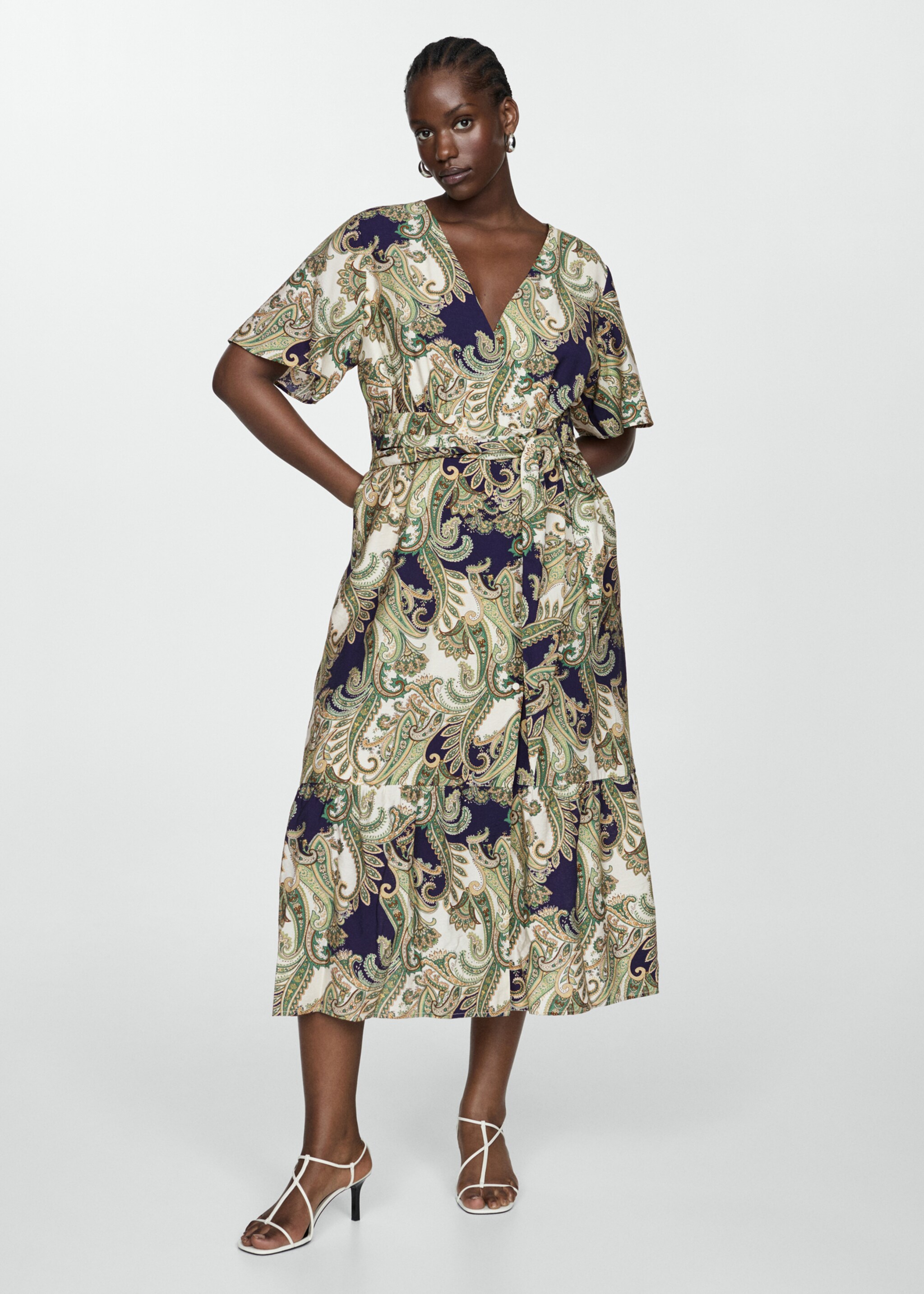 Vestido estampado lazo - Detalle del artículo 3