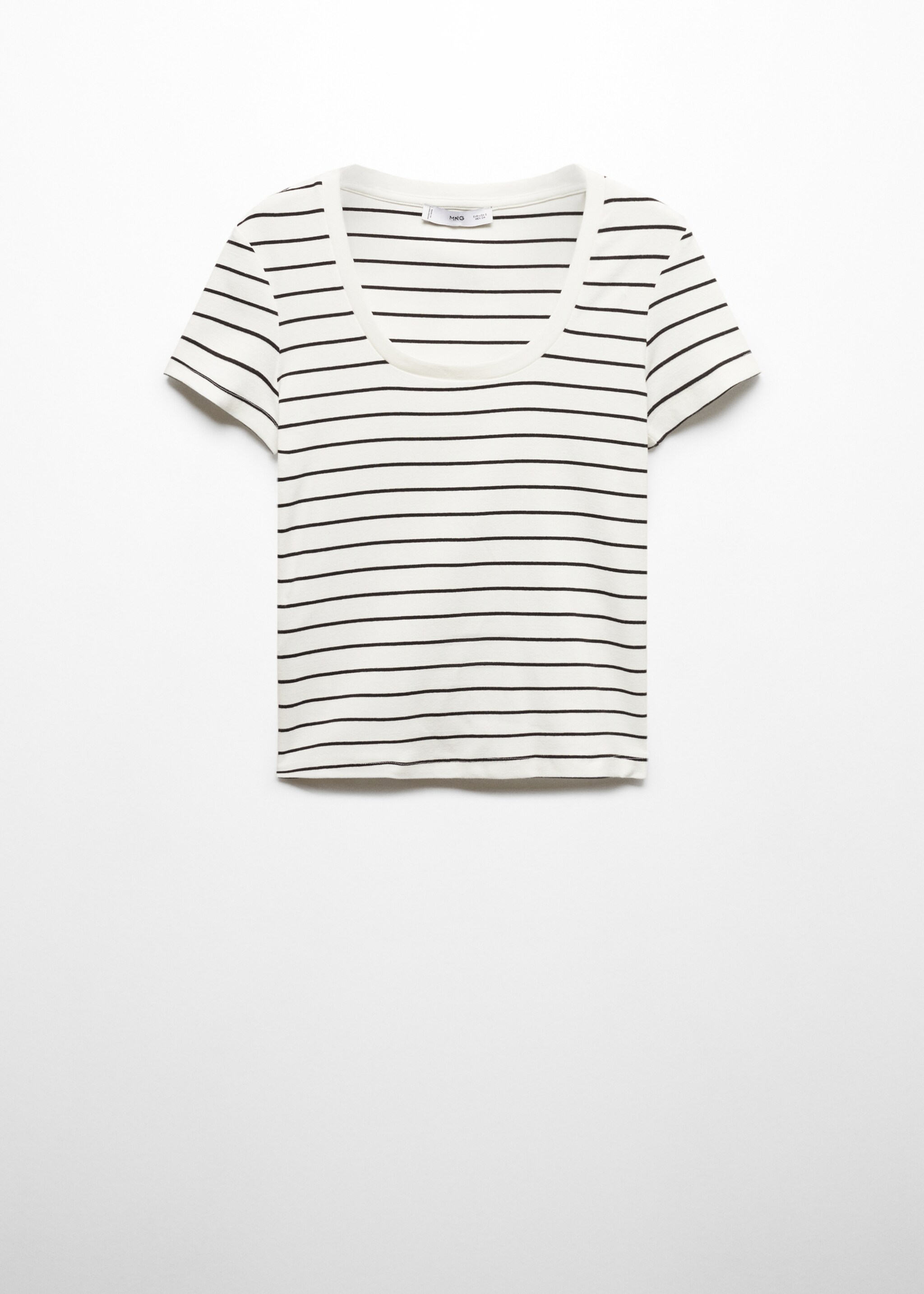 T-shirt à rayures en coton - Article sans modèle